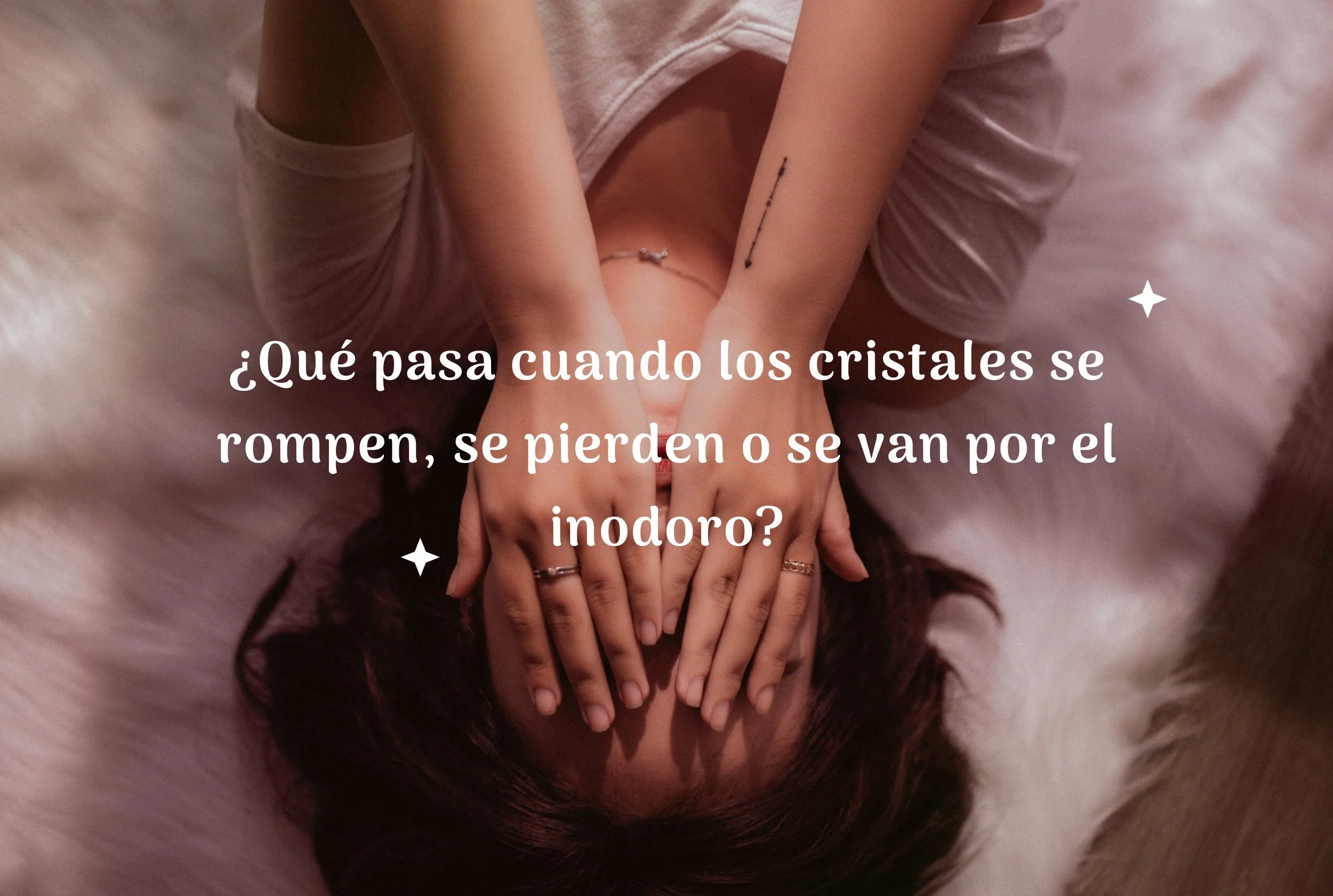 Cuando los cristales se rompen, se van por el inodoro o desaparecen...