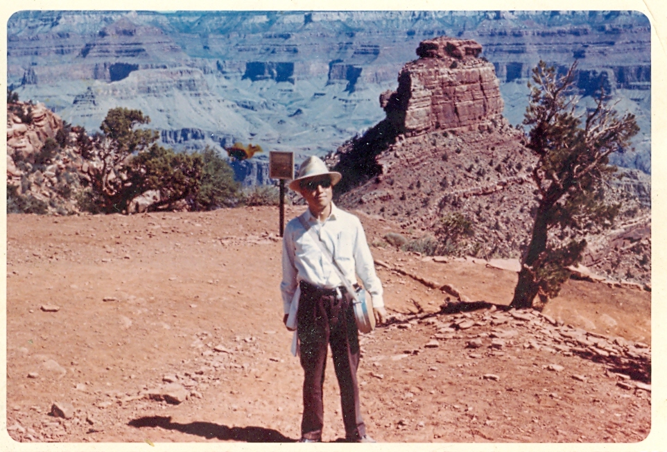 At the Grand Canyon, 1964