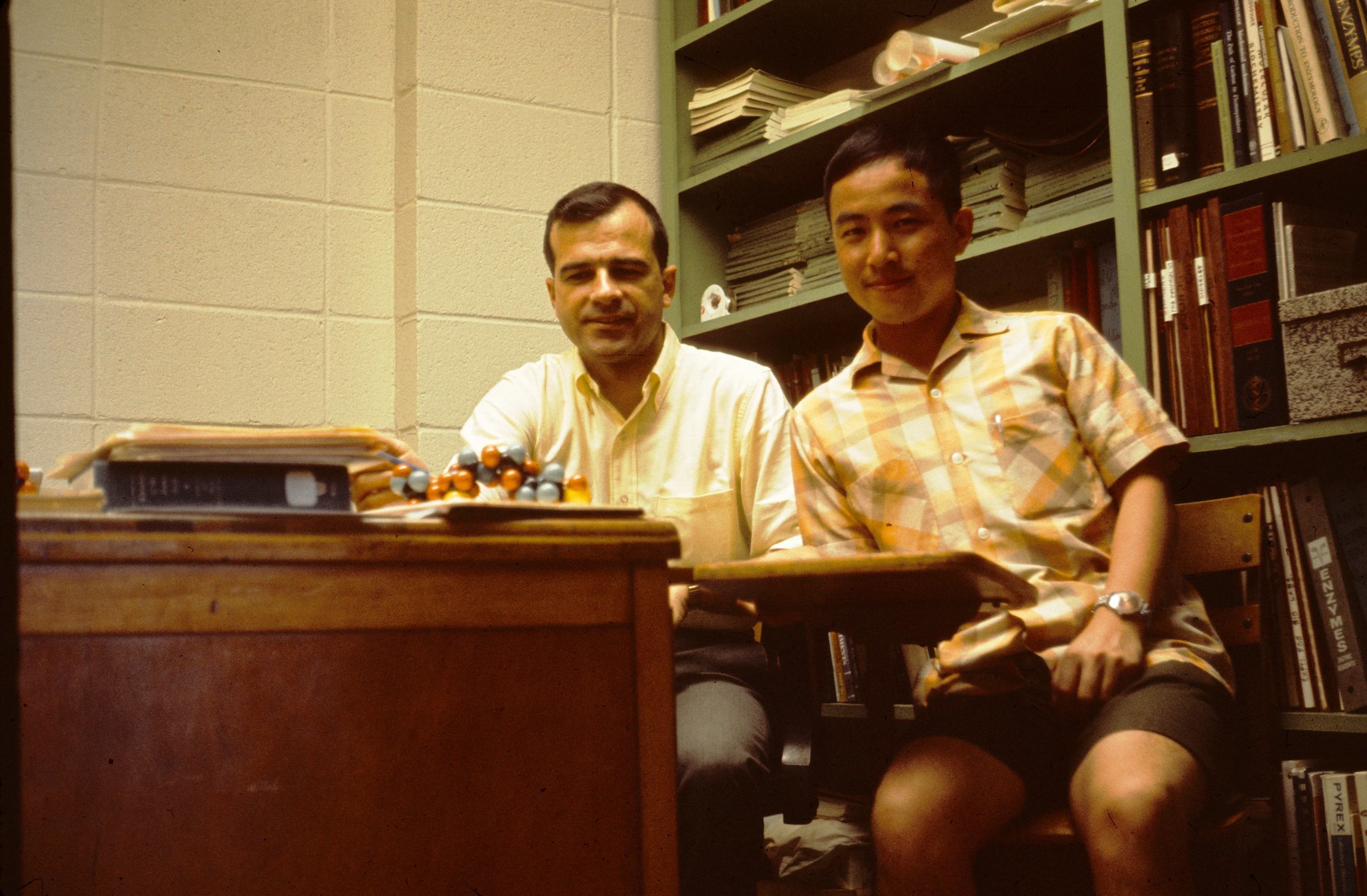 With Professor Melius at Auburn University, 1964