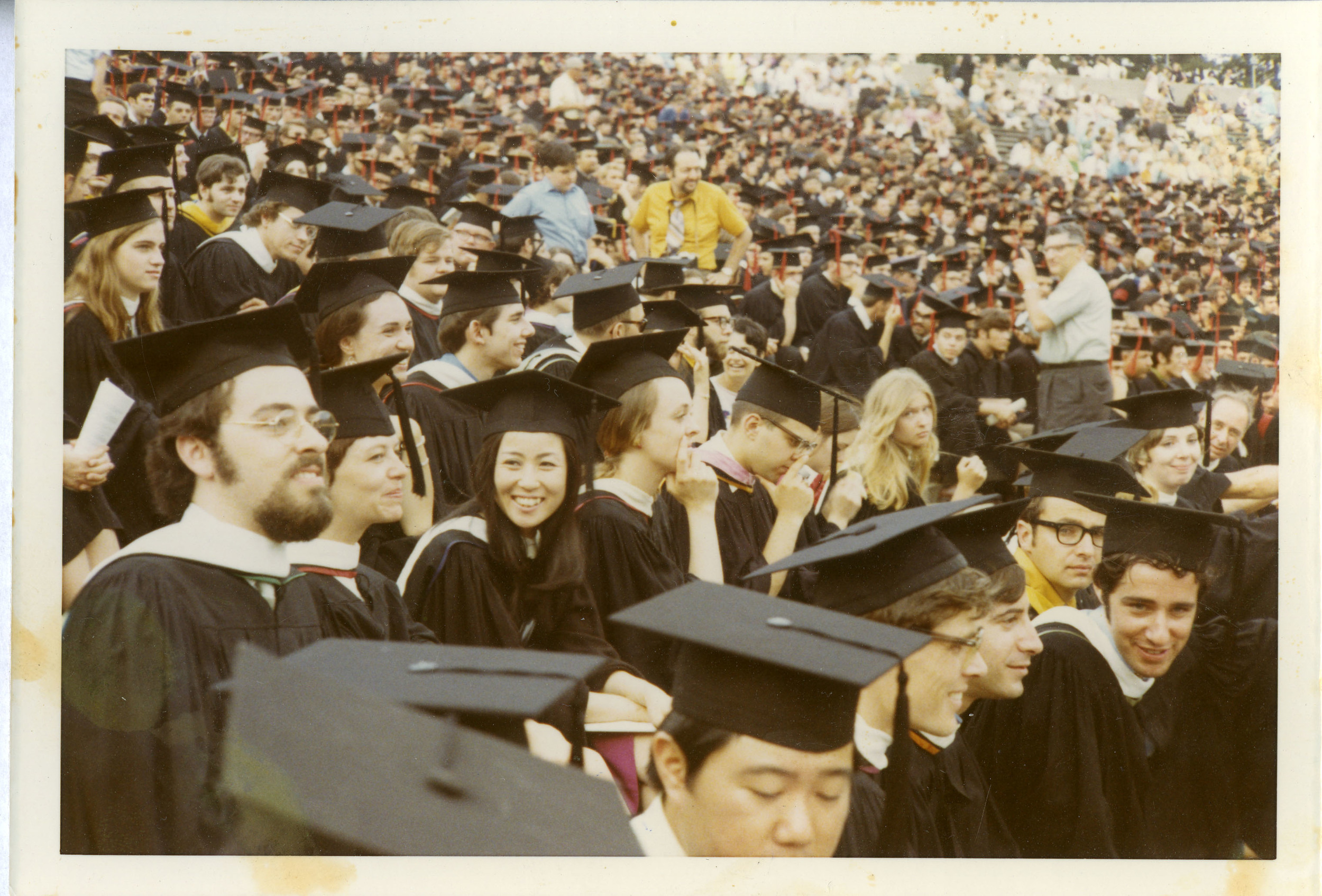 Graduation from Rutgers University with her MFA, 1971