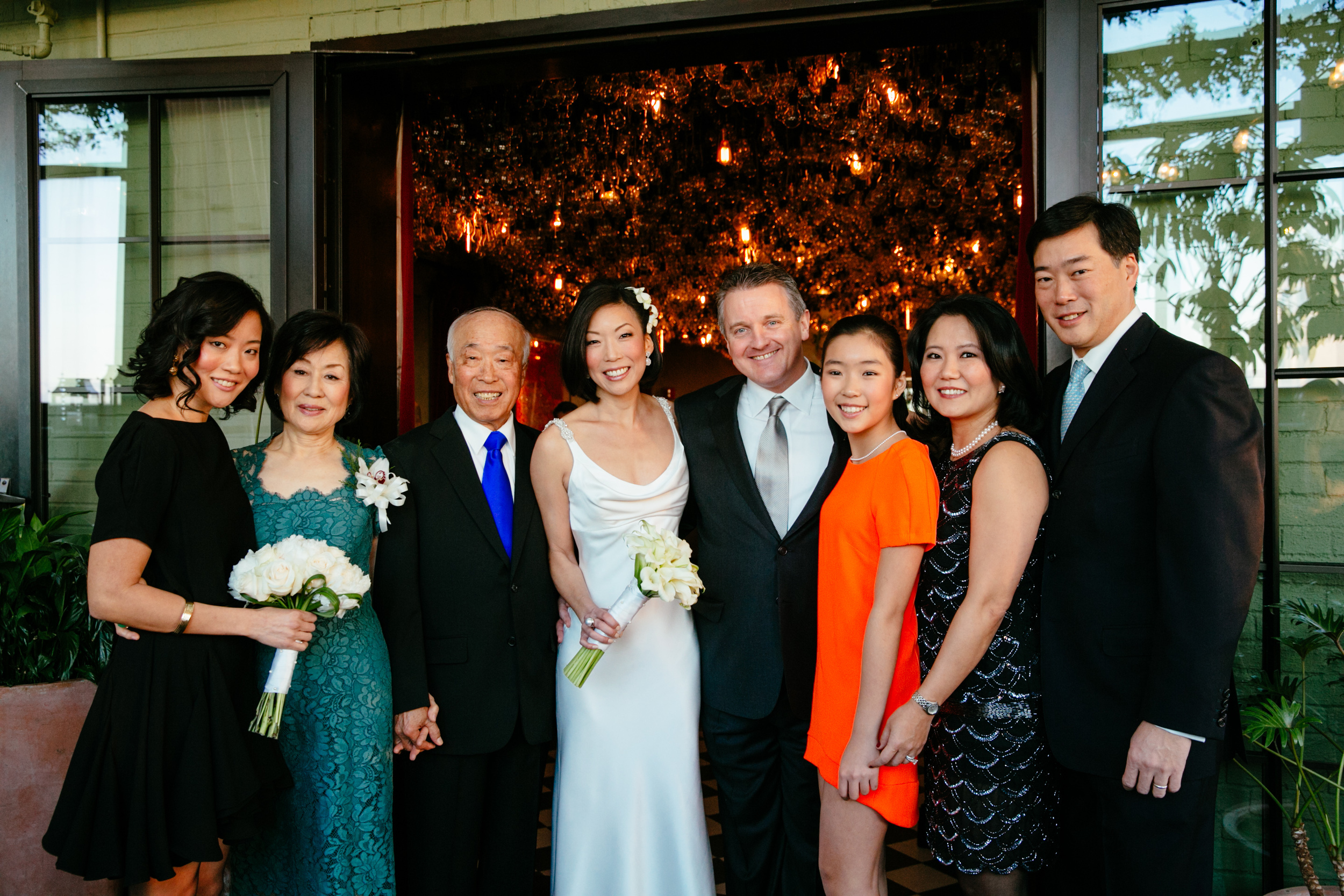 Chan Eai and Kook Dong Pae with their family in 2013