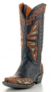 Women's Old Gringo Monarca Boots Volcano Black #L026-36