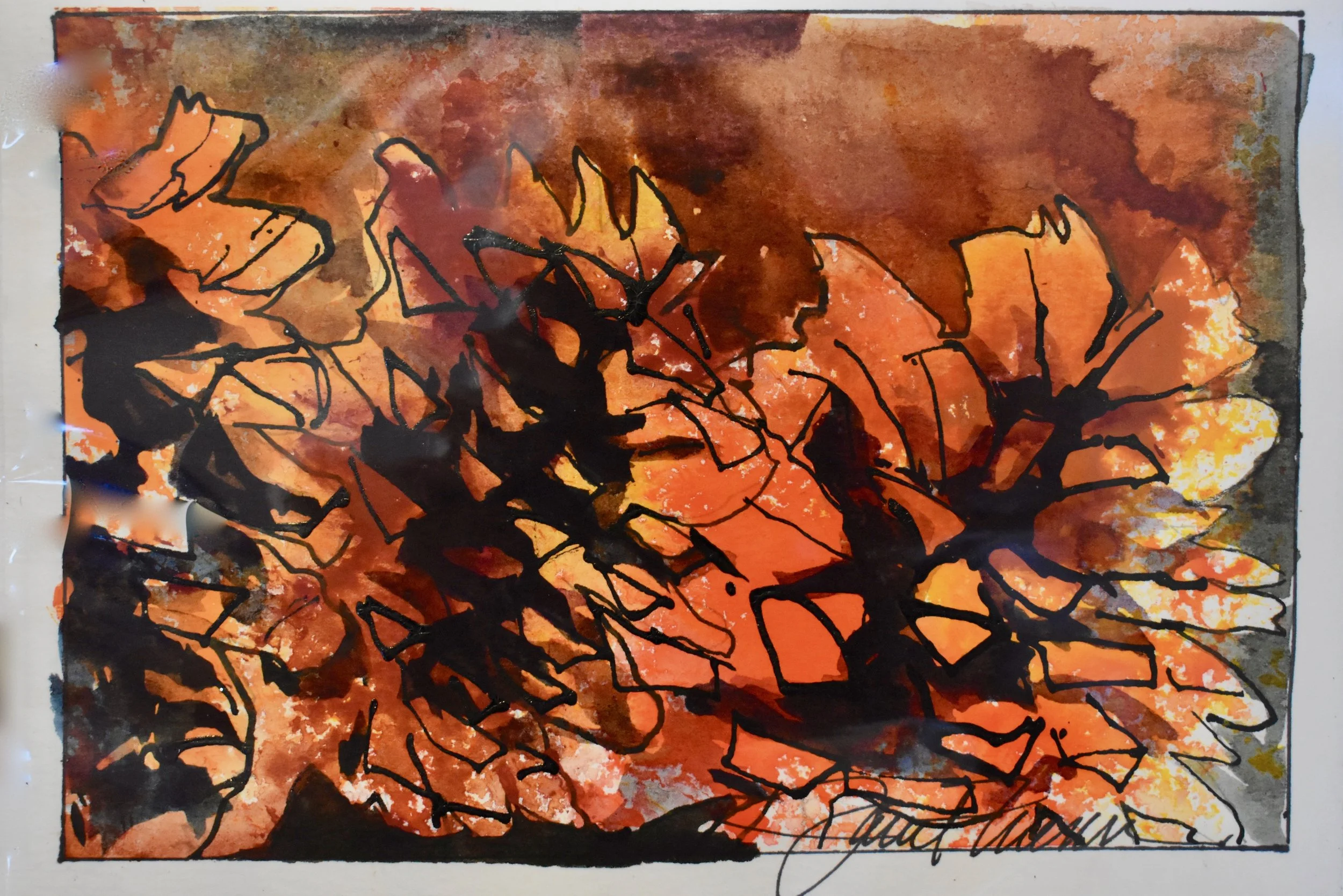 Painting Note Cards at the Foothills Art Center, Saturday, November 2, 10 am to 4 pm