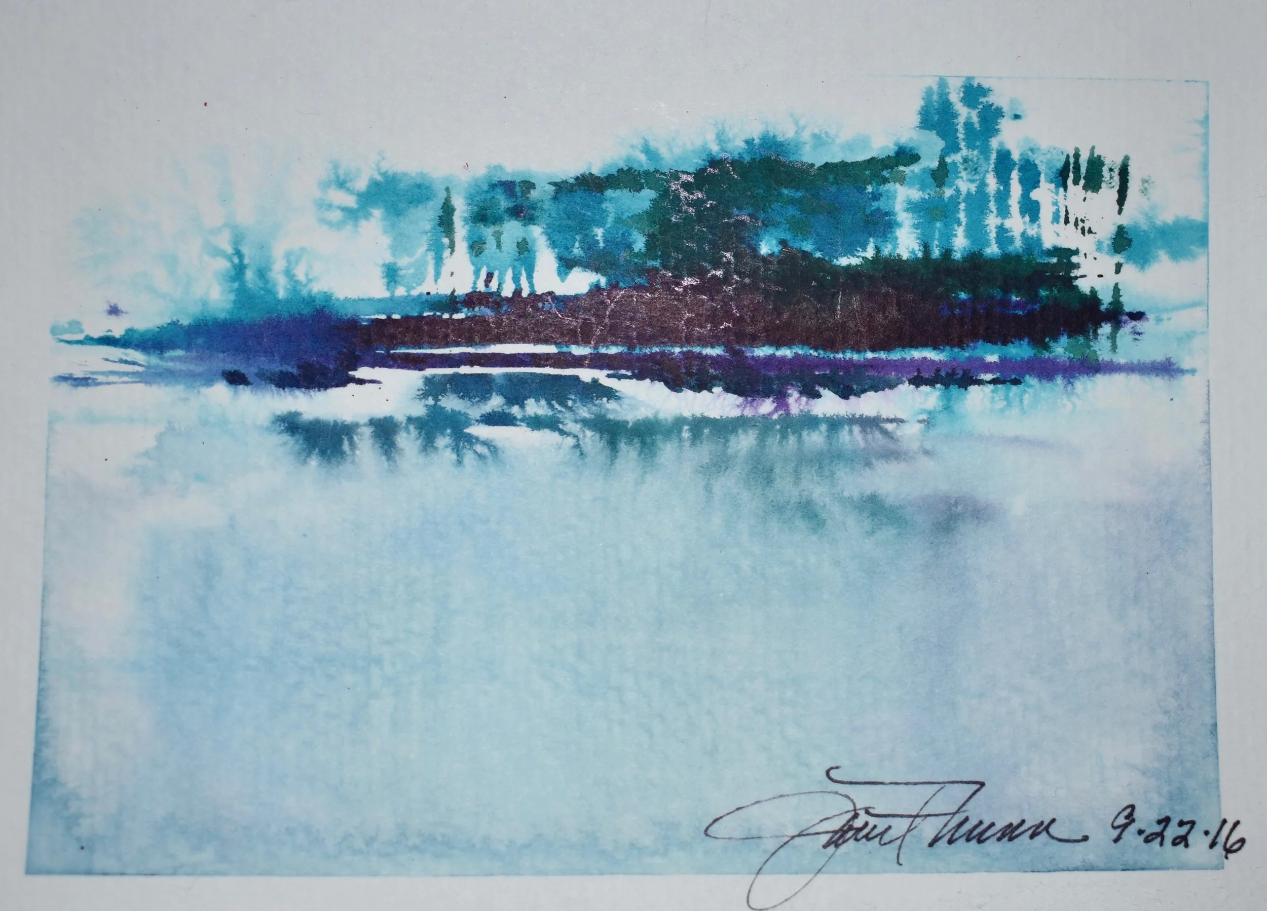 Painting Note Cards at the Arvada Center, Saturday November 9, 8am to 3pm