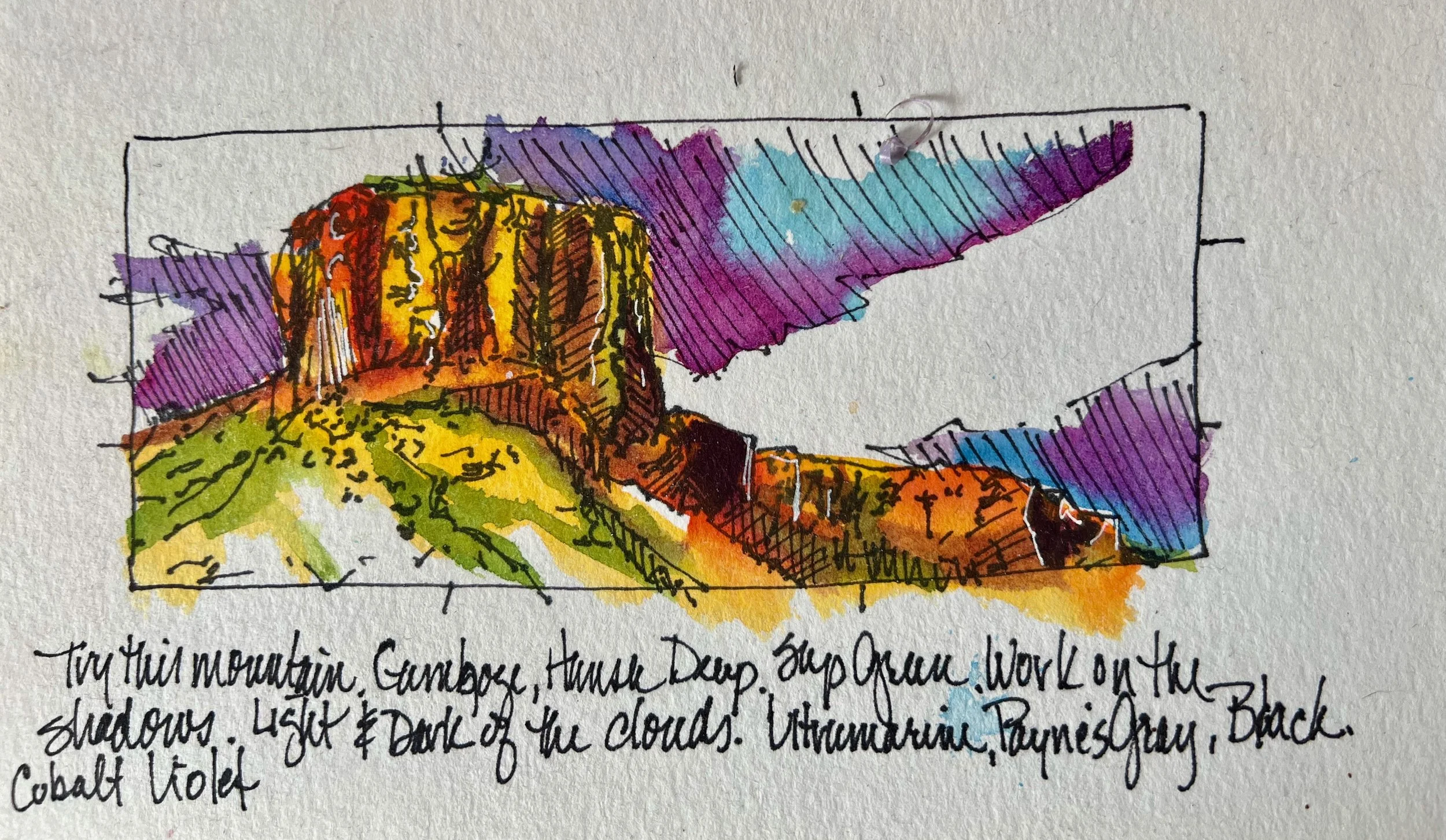 Sketch and Paint on the Go!   Foothills at Golden City Brewery, June 17, 1 to 5 pm.