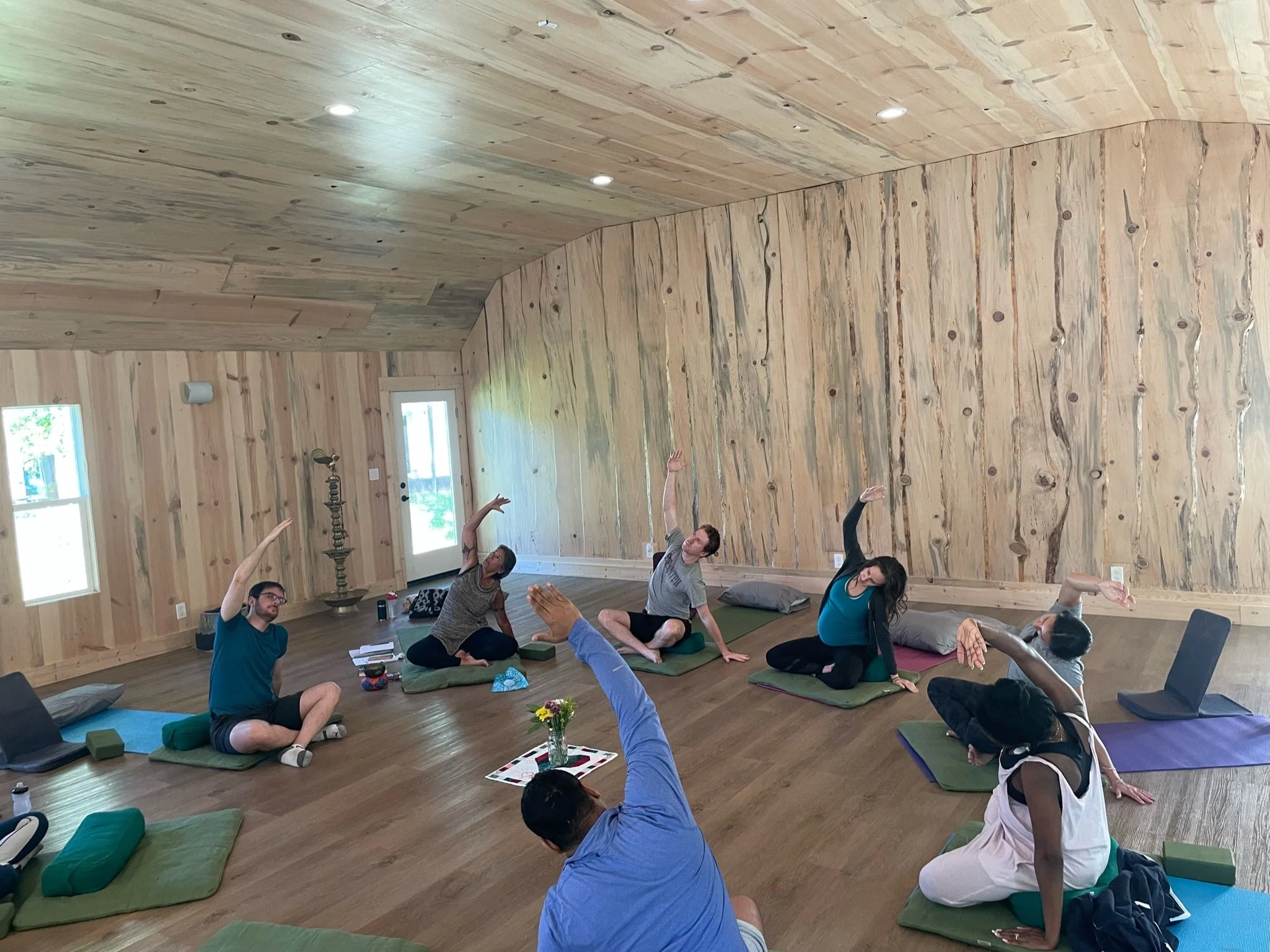 Prenatal yoga retreat