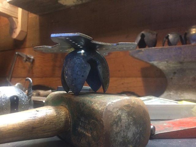 It's not linocut, (that's next week) but it's been a lot of fun being back in the forge again!