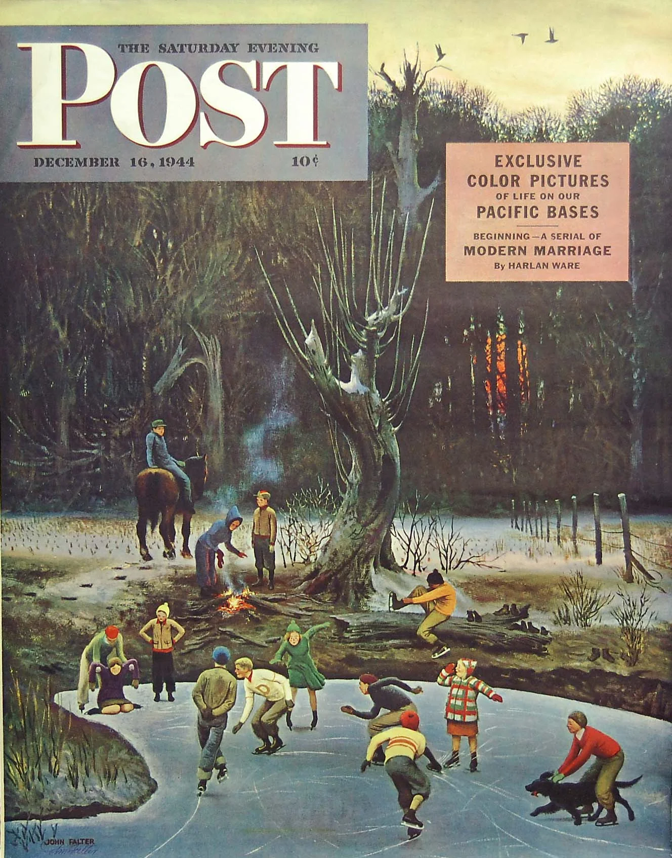 “SKATING ON MOYER'S POND”