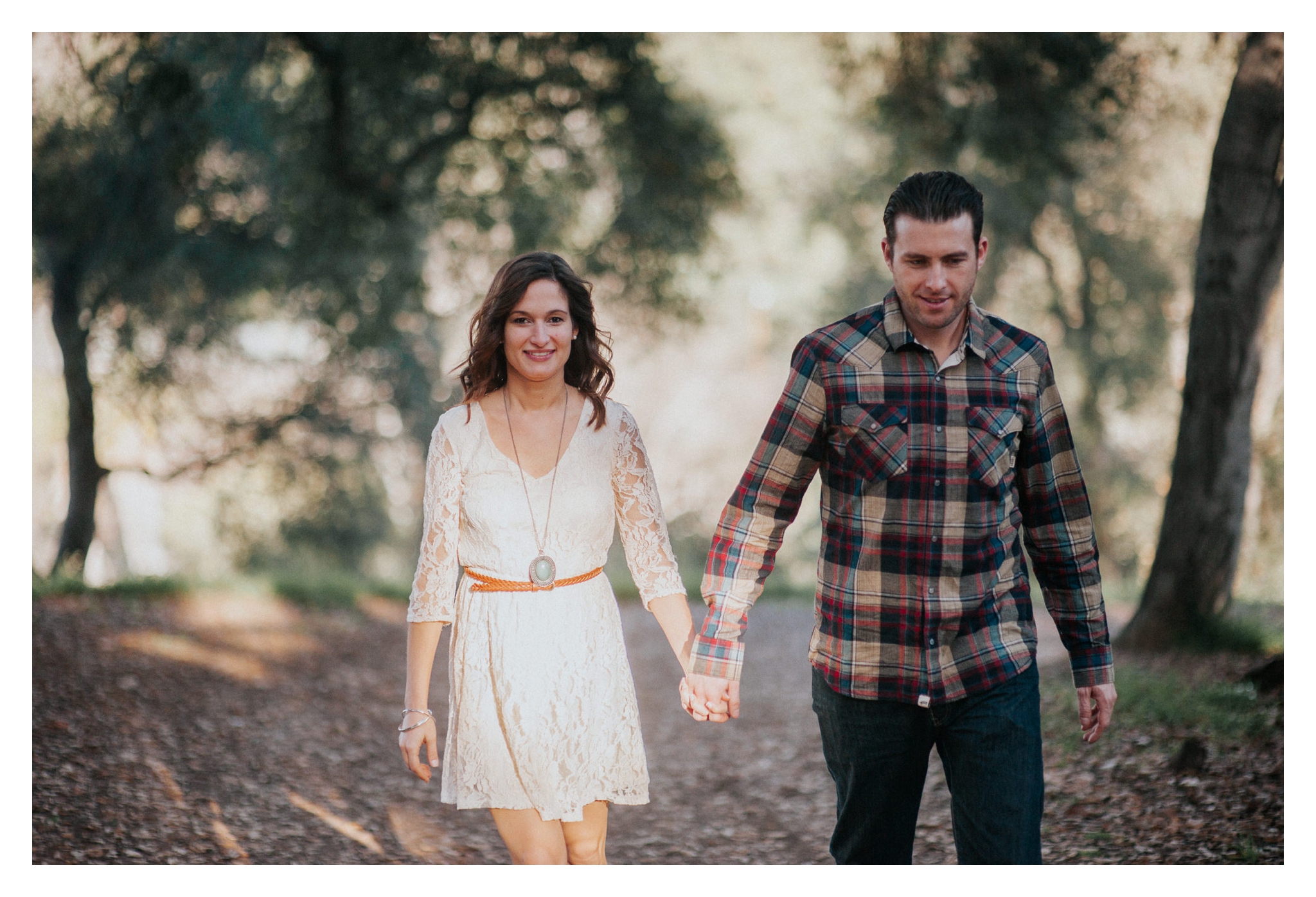 walking in the woods of Balboa Park