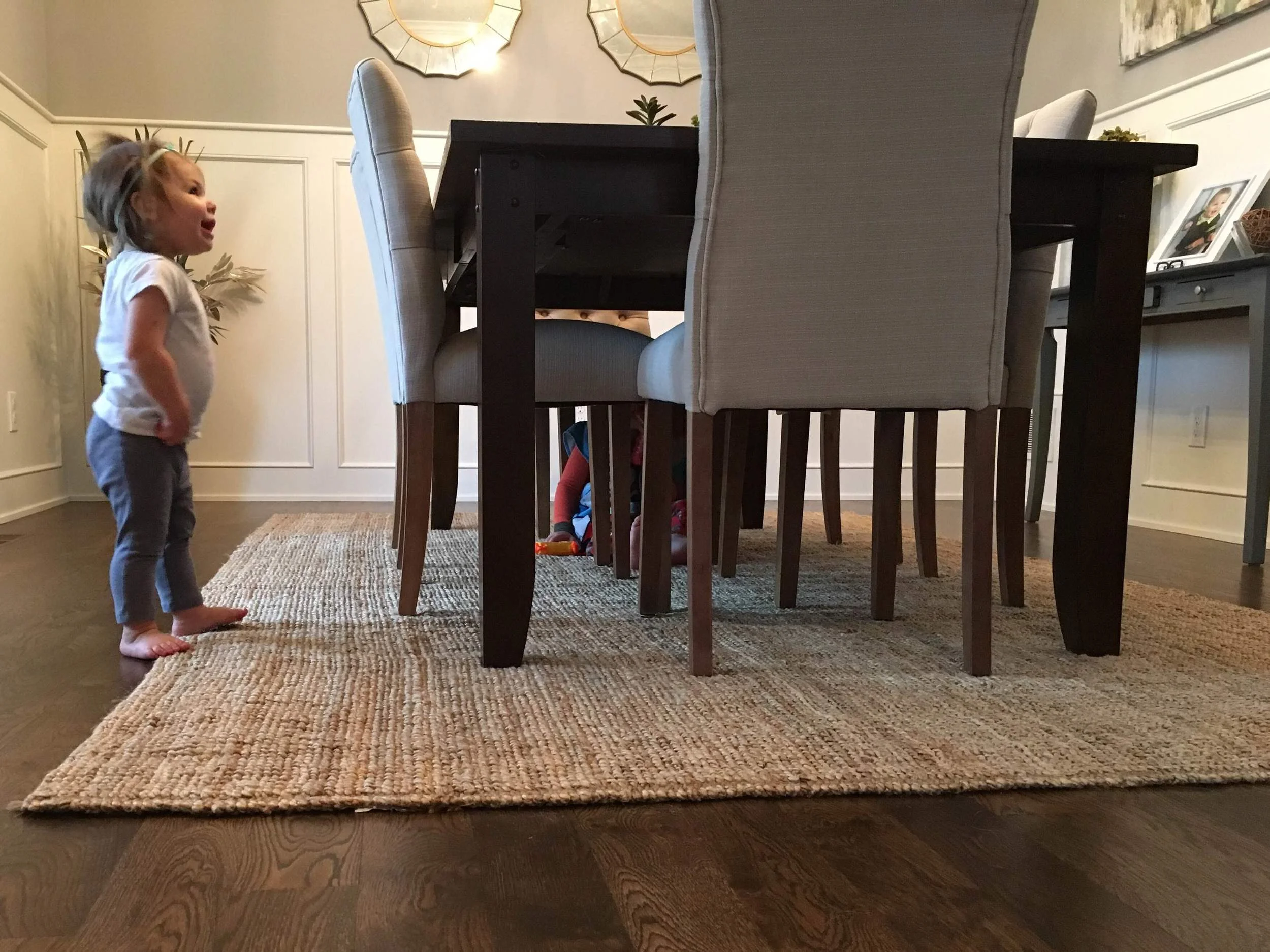 A little hide and seek action!