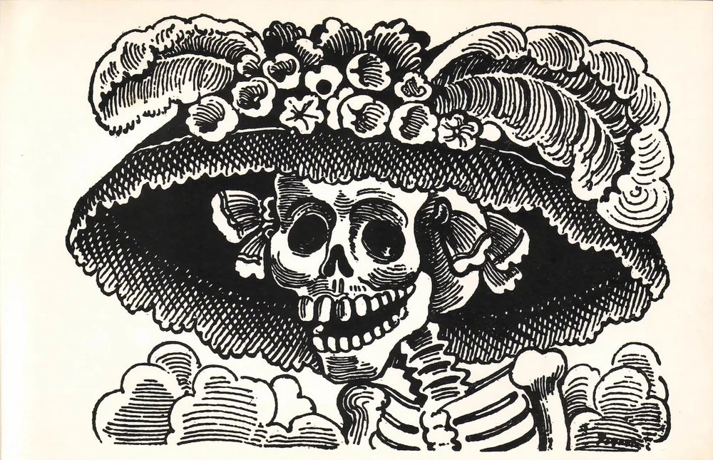 La Calavera de la Catrina (1910-1913) di José Guadalupe Posada.