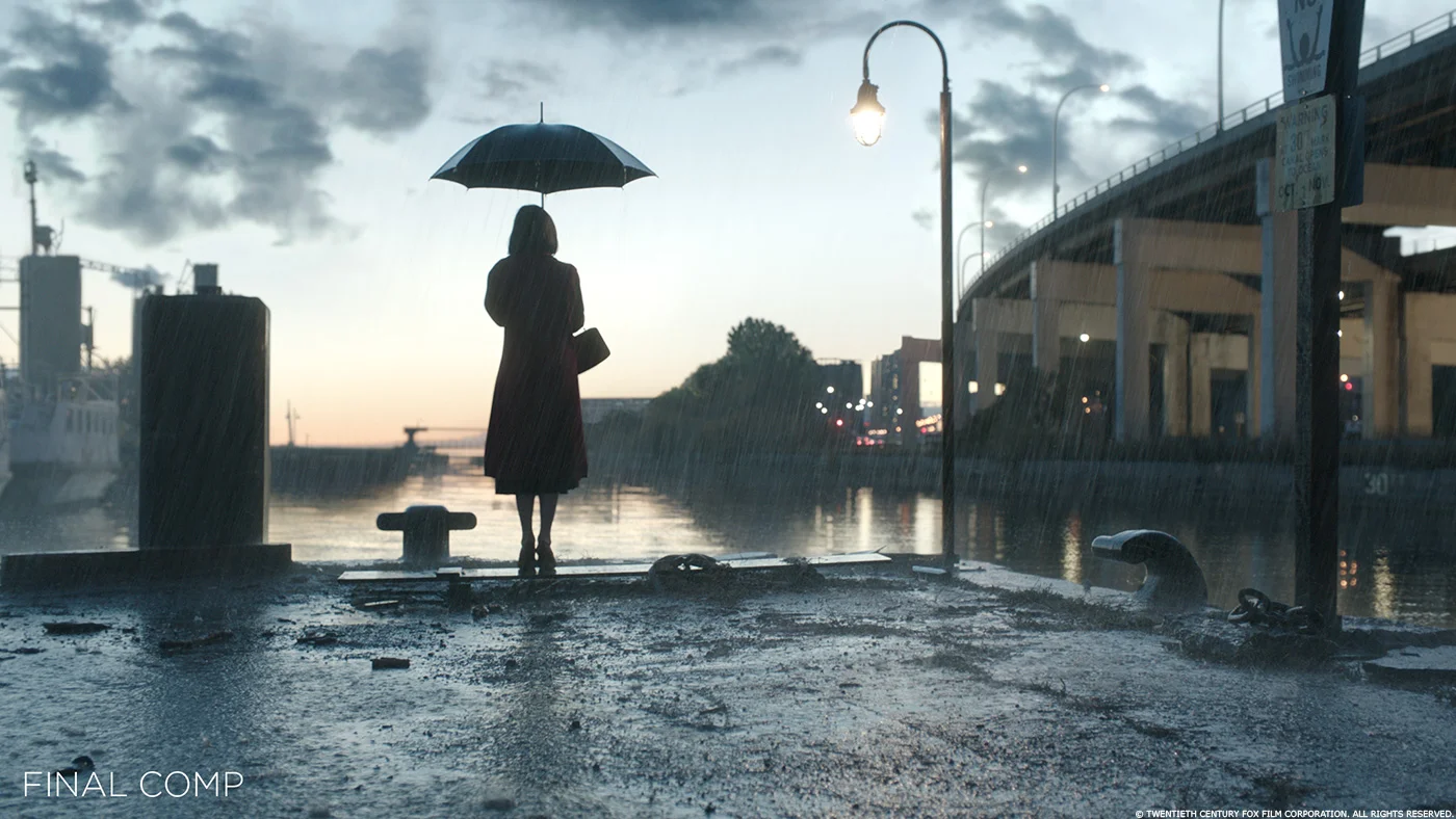 "The Shape of Water" (2017). Immagine con effetti visivi. Da: www.artofvfx.com