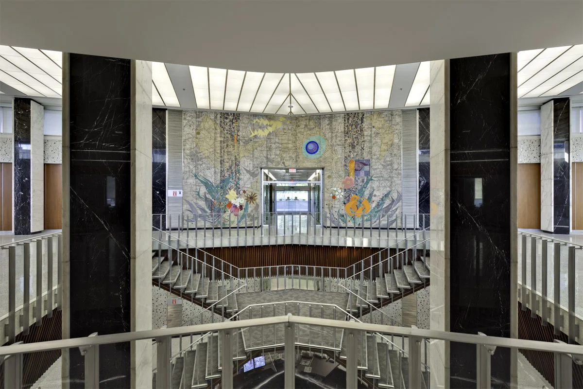 Interno del Municipio di Hamilton, Canada.