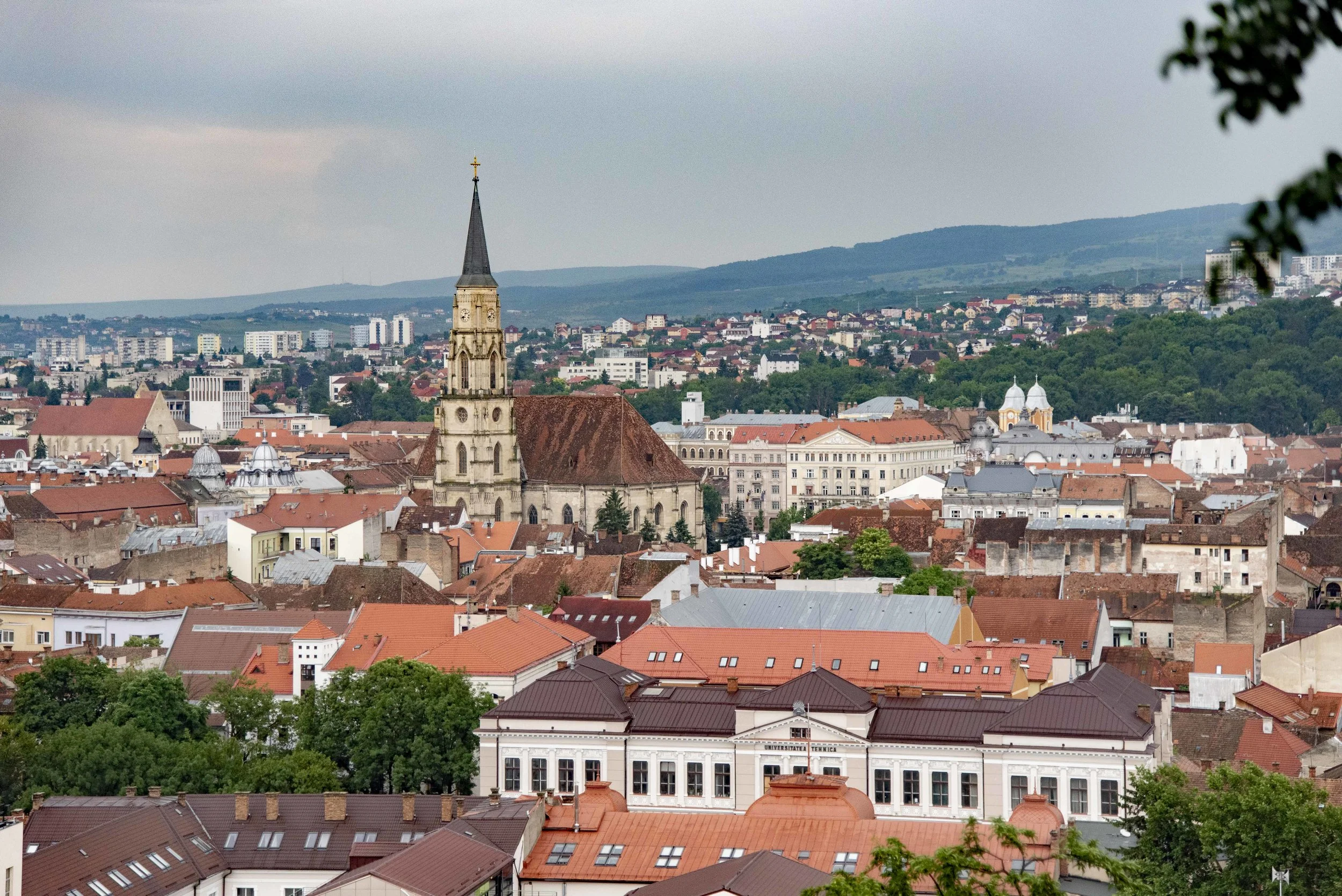 Cluj-Napoca dall'alto. Foto di Valerio Greco.