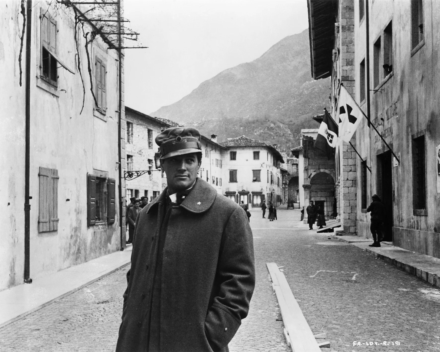 Rock Hudson in Addio alle armi (1957) di Charles Vidor - Venzone (Ud)