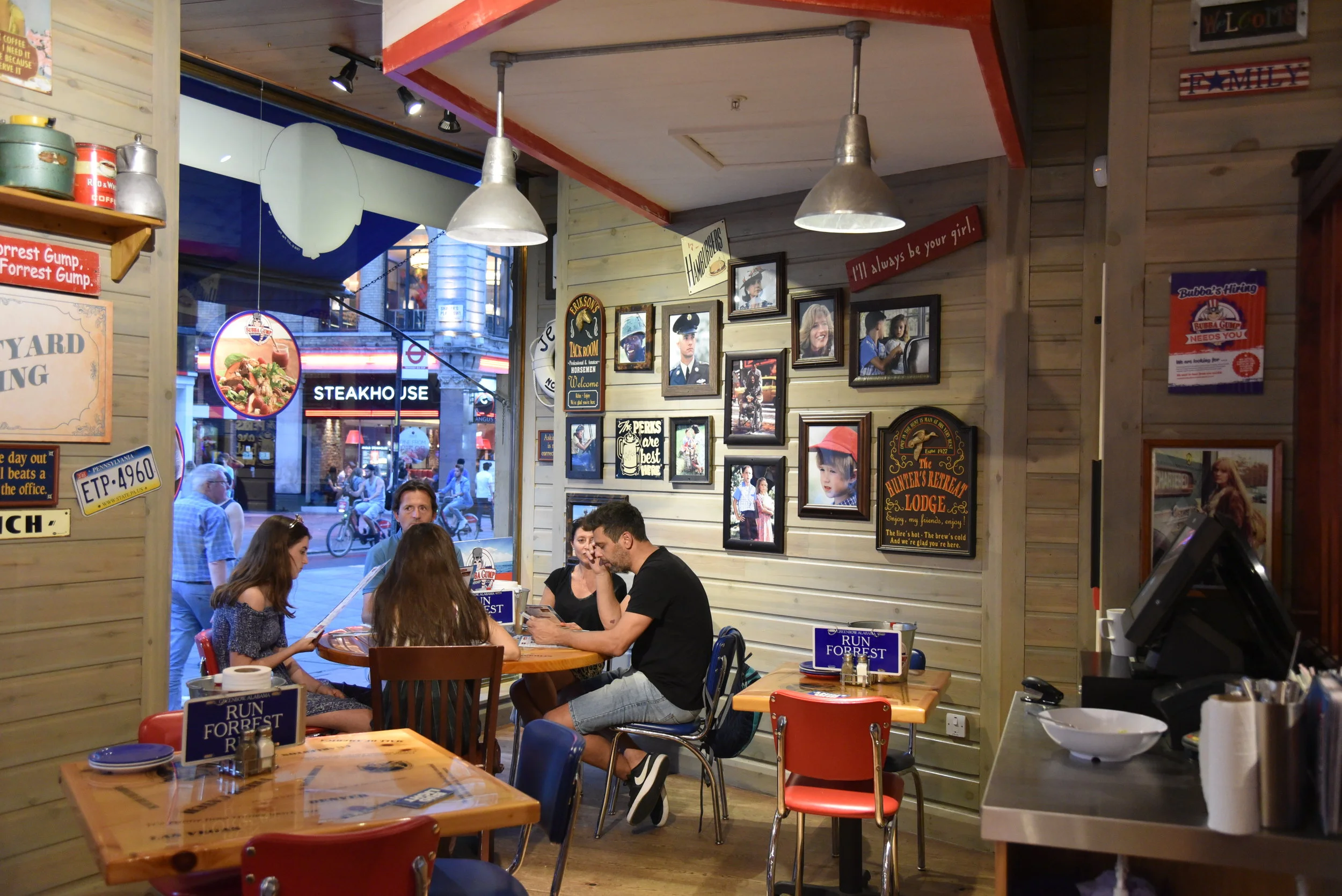 Bubba Gump Shrimp Co, Londra. Foto di Greta Cinalli