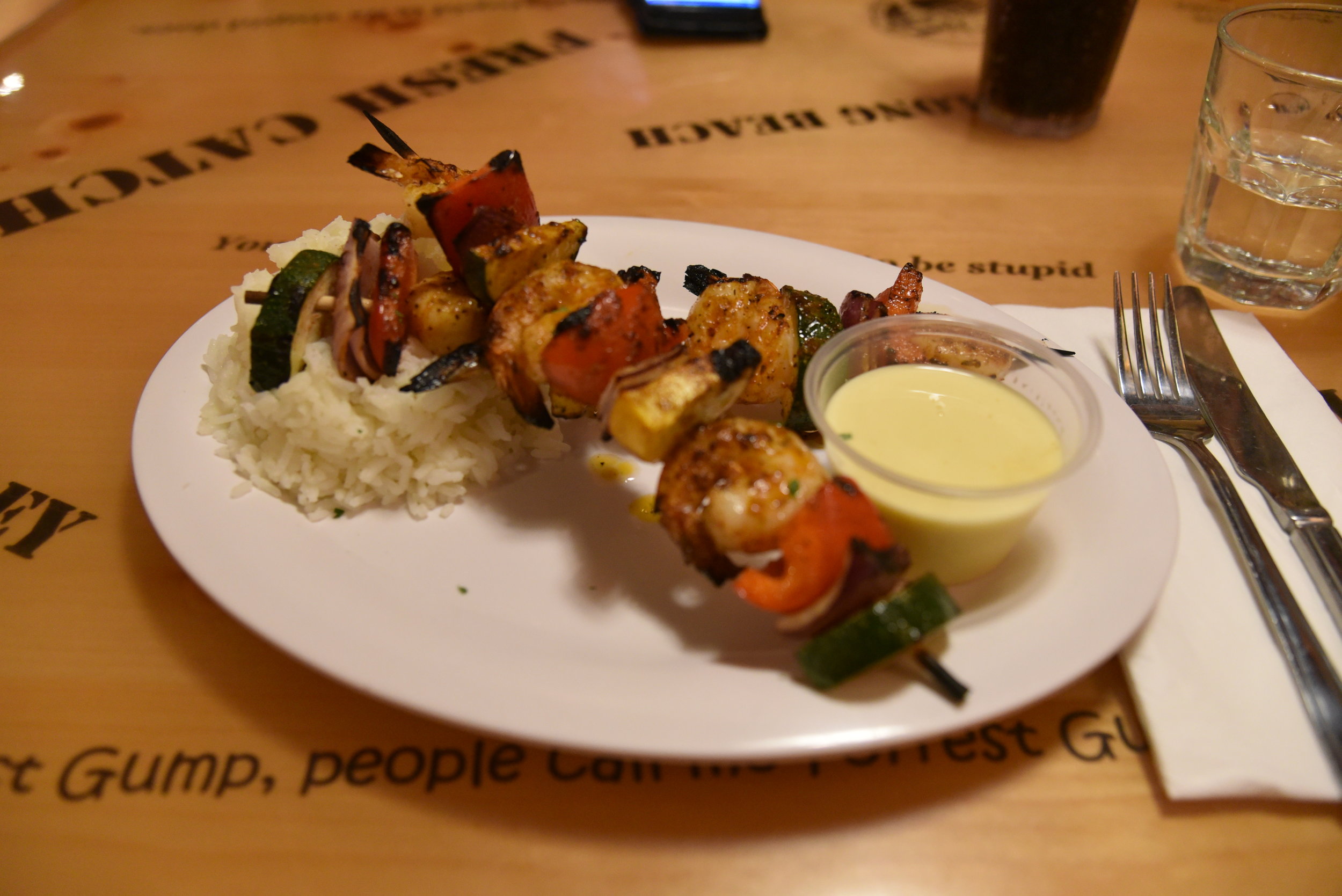 Bubba Gump Shrimp Co, Londra. Foto di Greta Cinalli