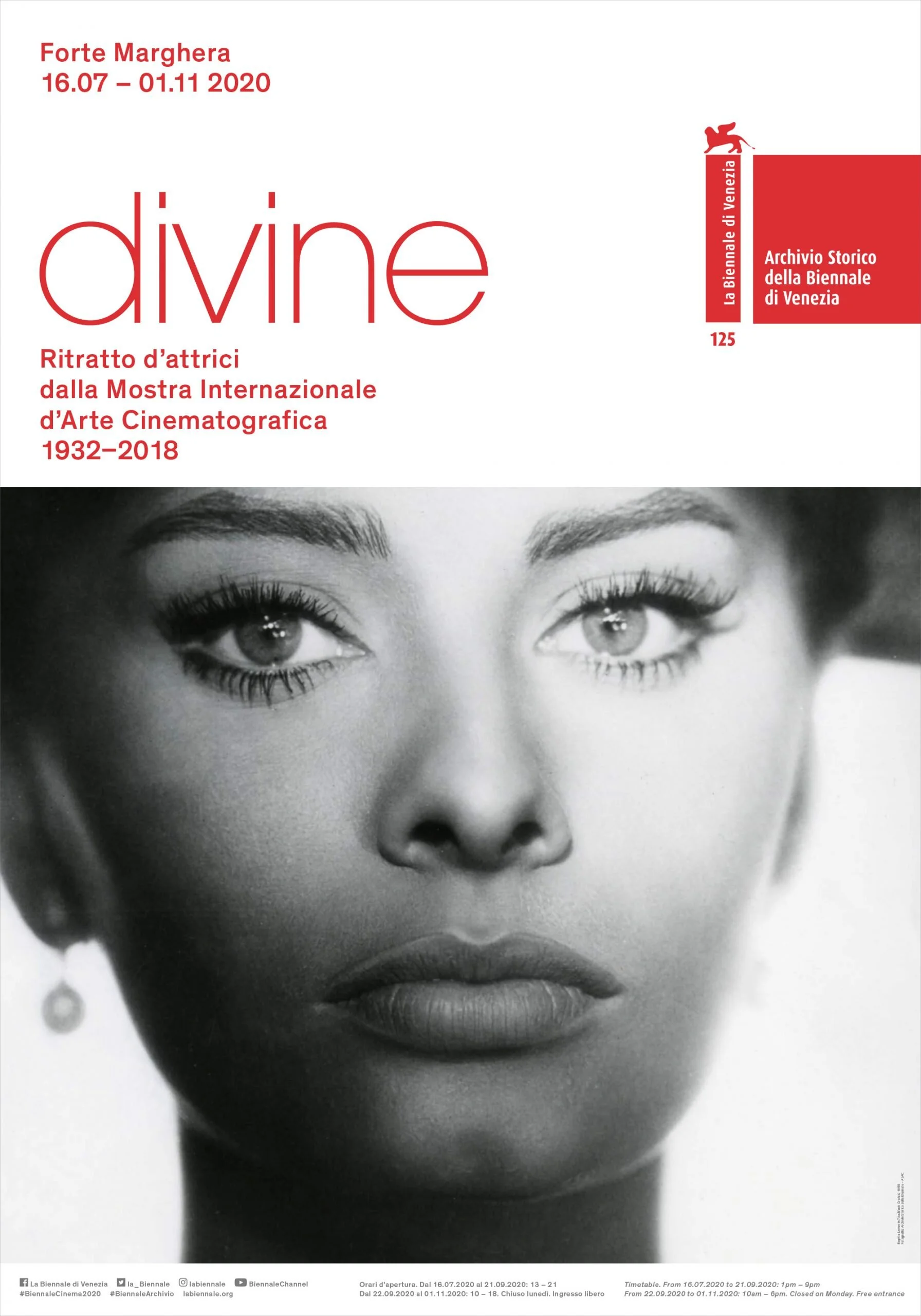 DIVINE - RITRATTO D'ATTRICI DELLA MOSTRA INTERNAZIONALE D'ARTE CINEMATOGRAFICA 1932-2018
