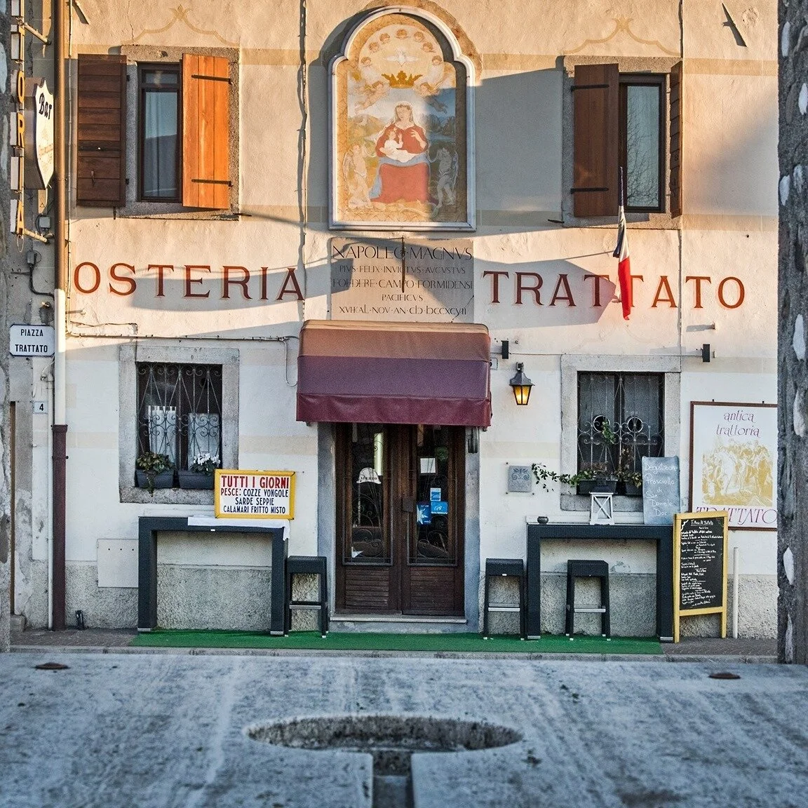 A cena con Napoleone Antica trattoria Al Trattato Campoformido