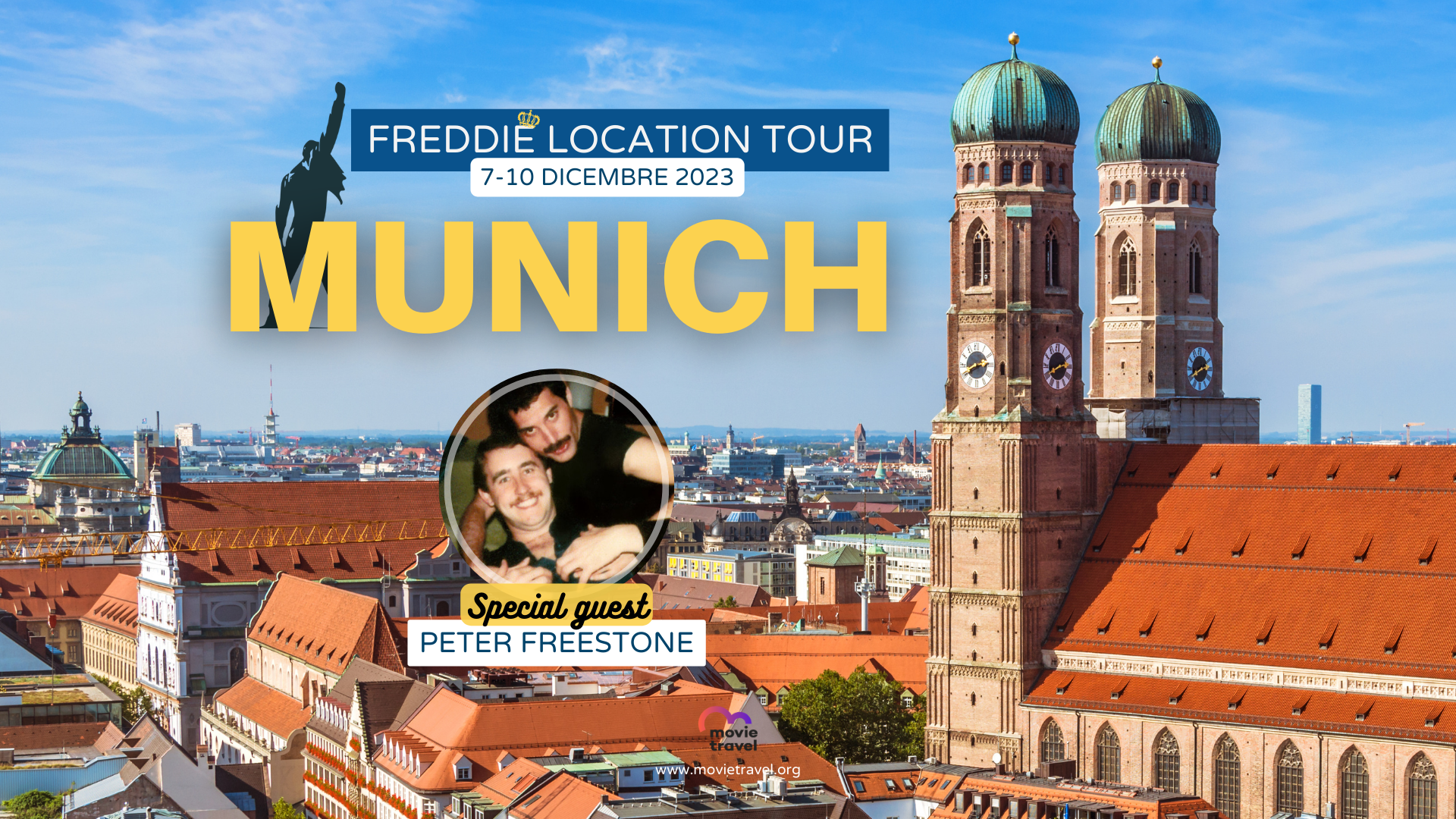 FREDDIE LOCATION TOUR A MONACO DI BAVIERA CON PETER FREESTONE