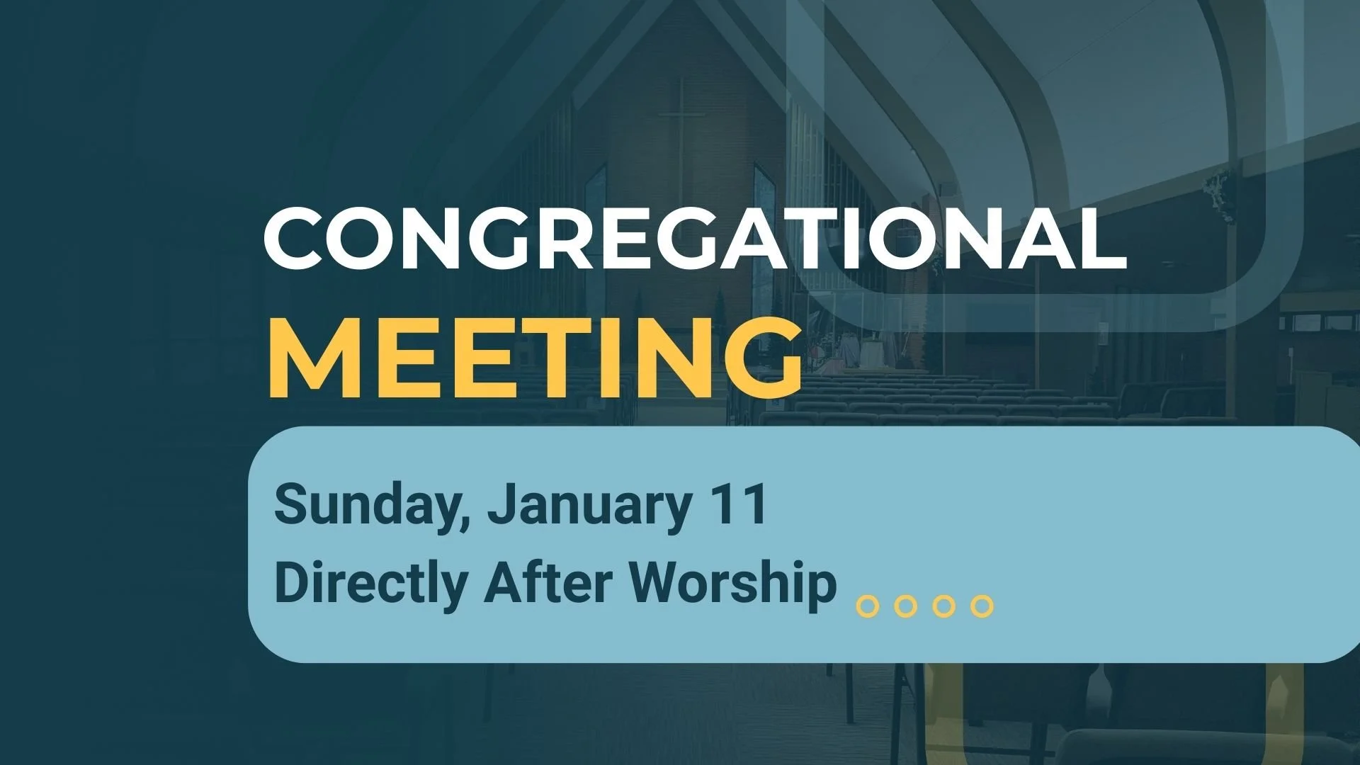 Congregational Meeting