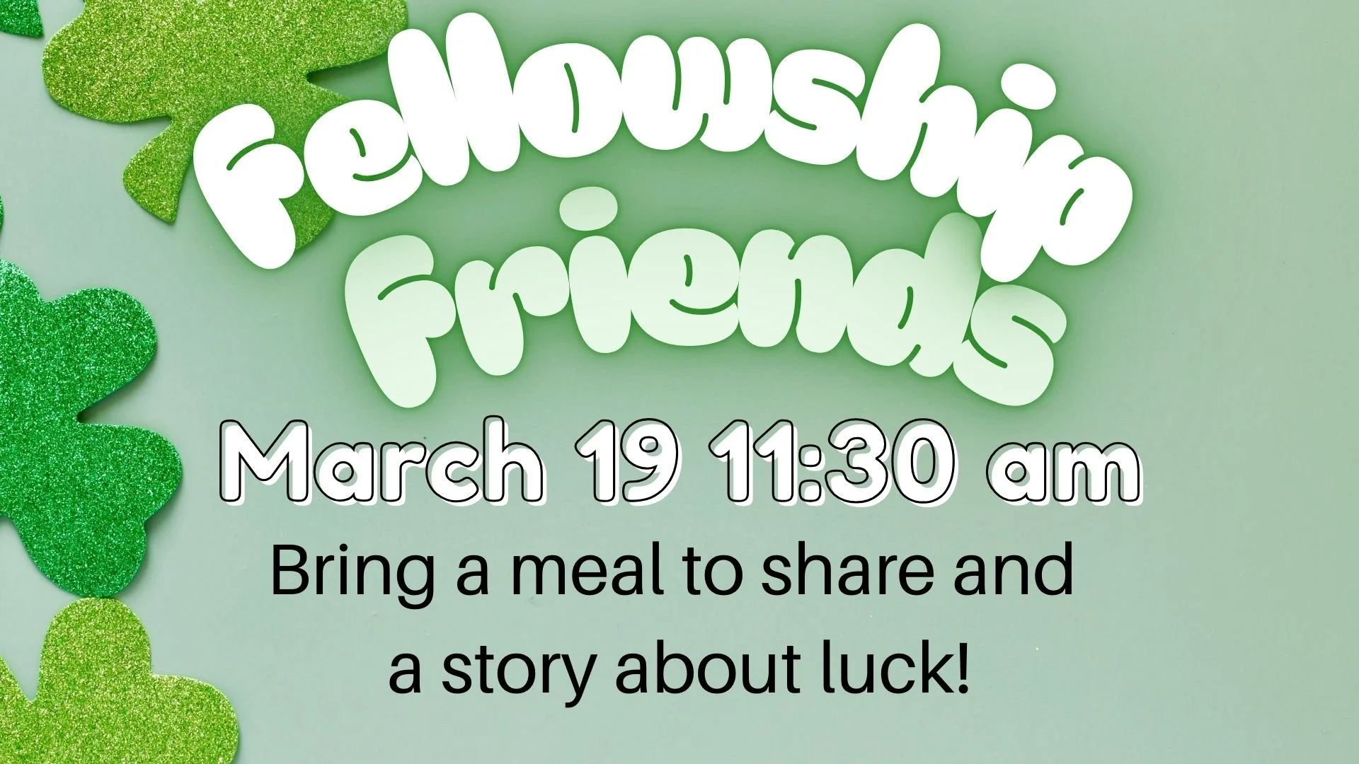 Fellowship Friends Potluck