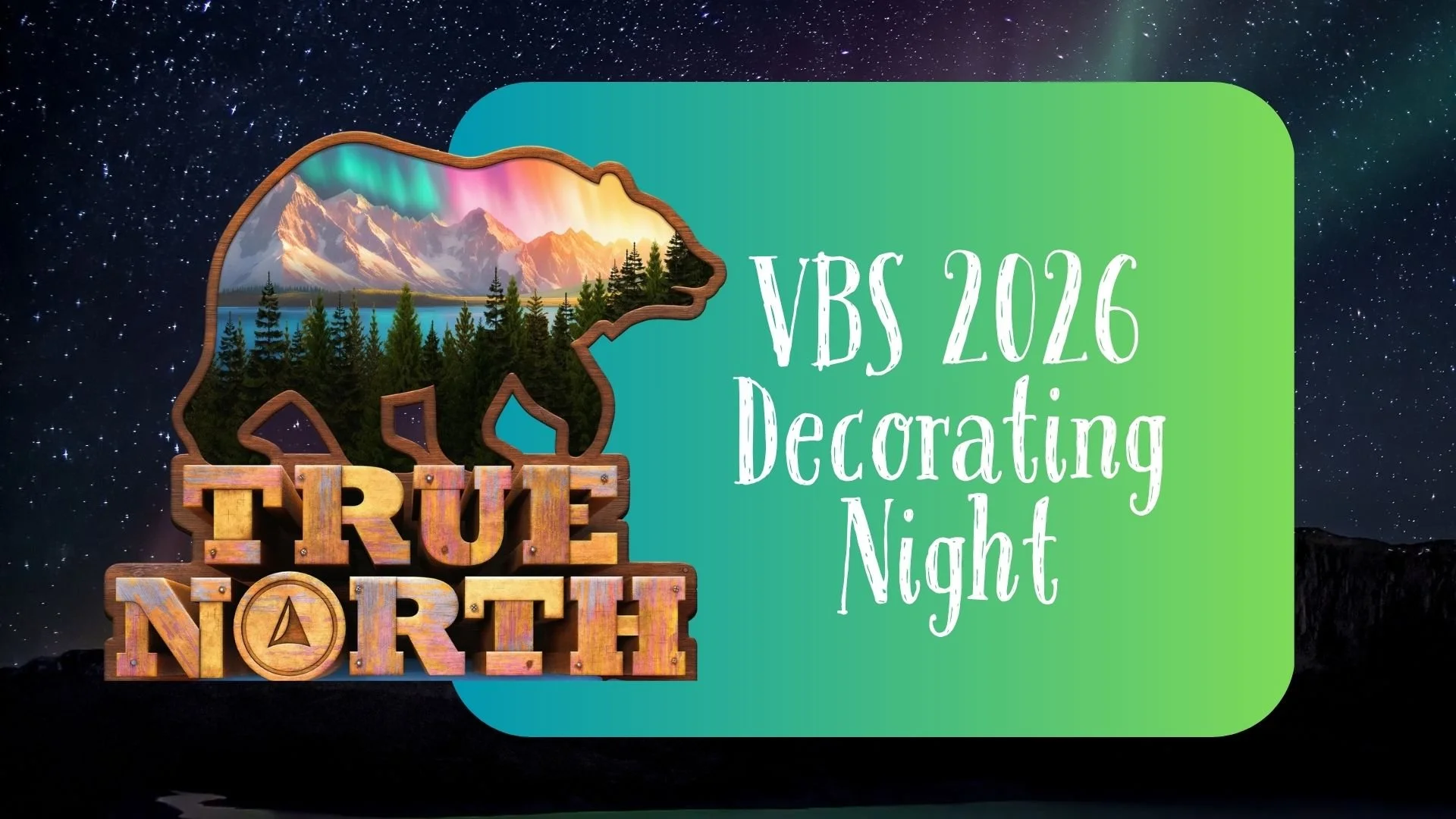 VBS Decorating NIght