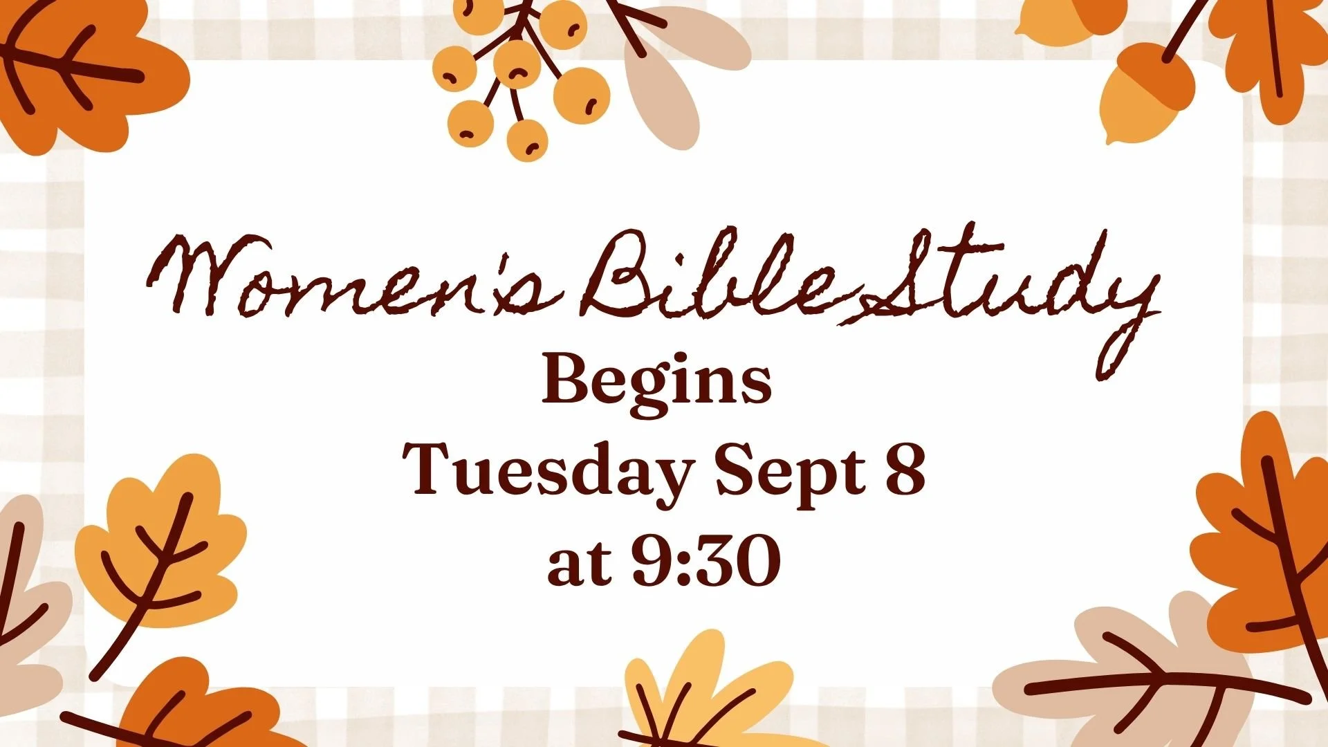 Women's Bible Study