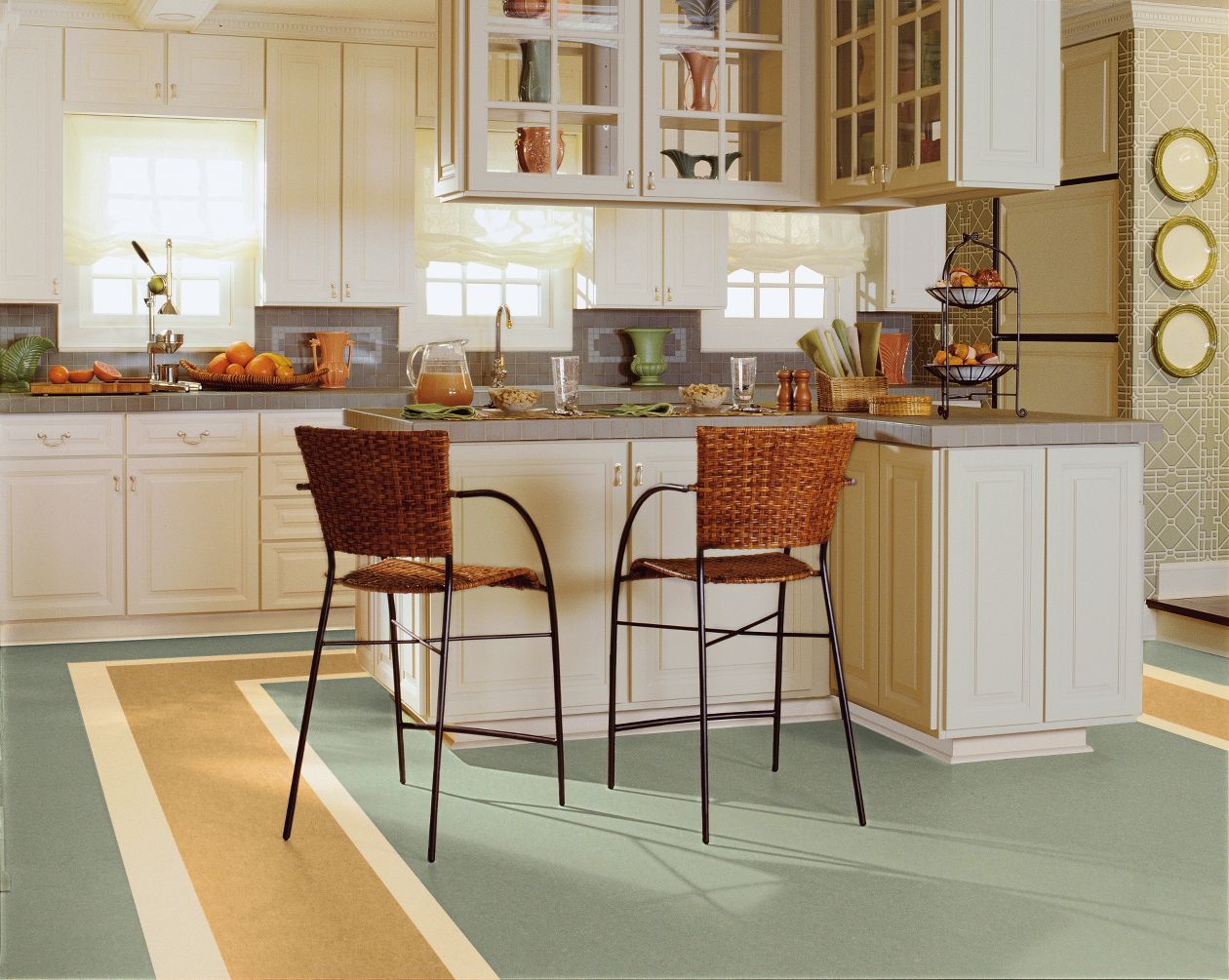 Charcoal Gray linoleum from Armstrong