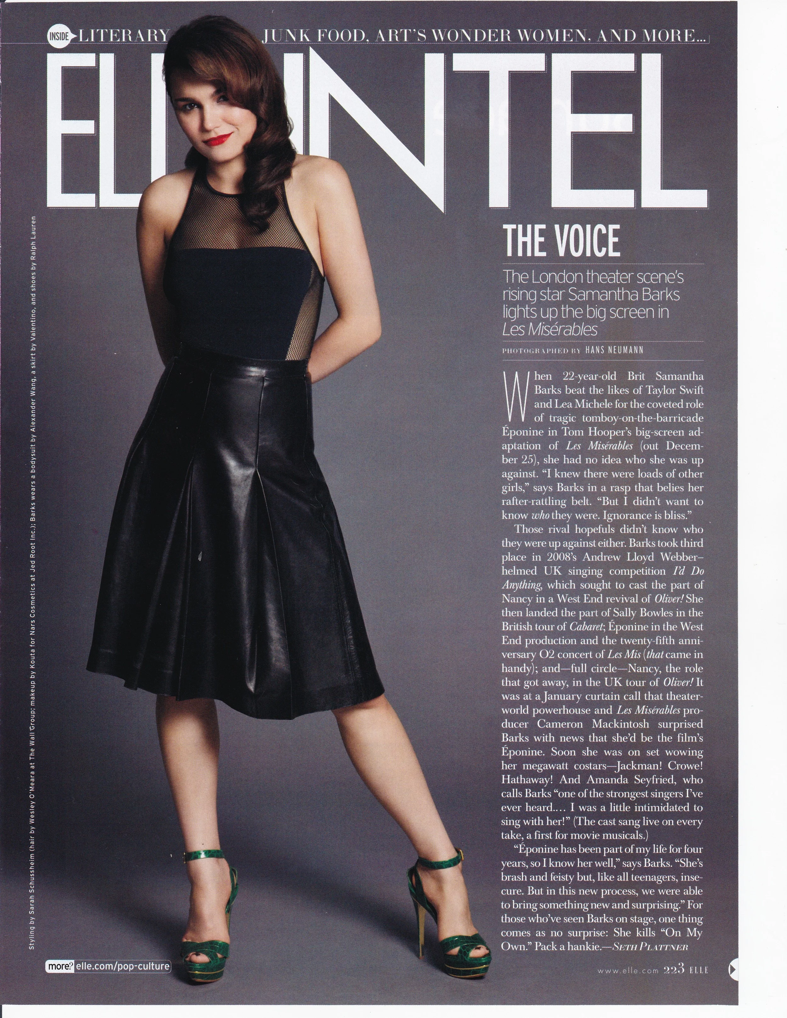 Samantha Barks / Elle us