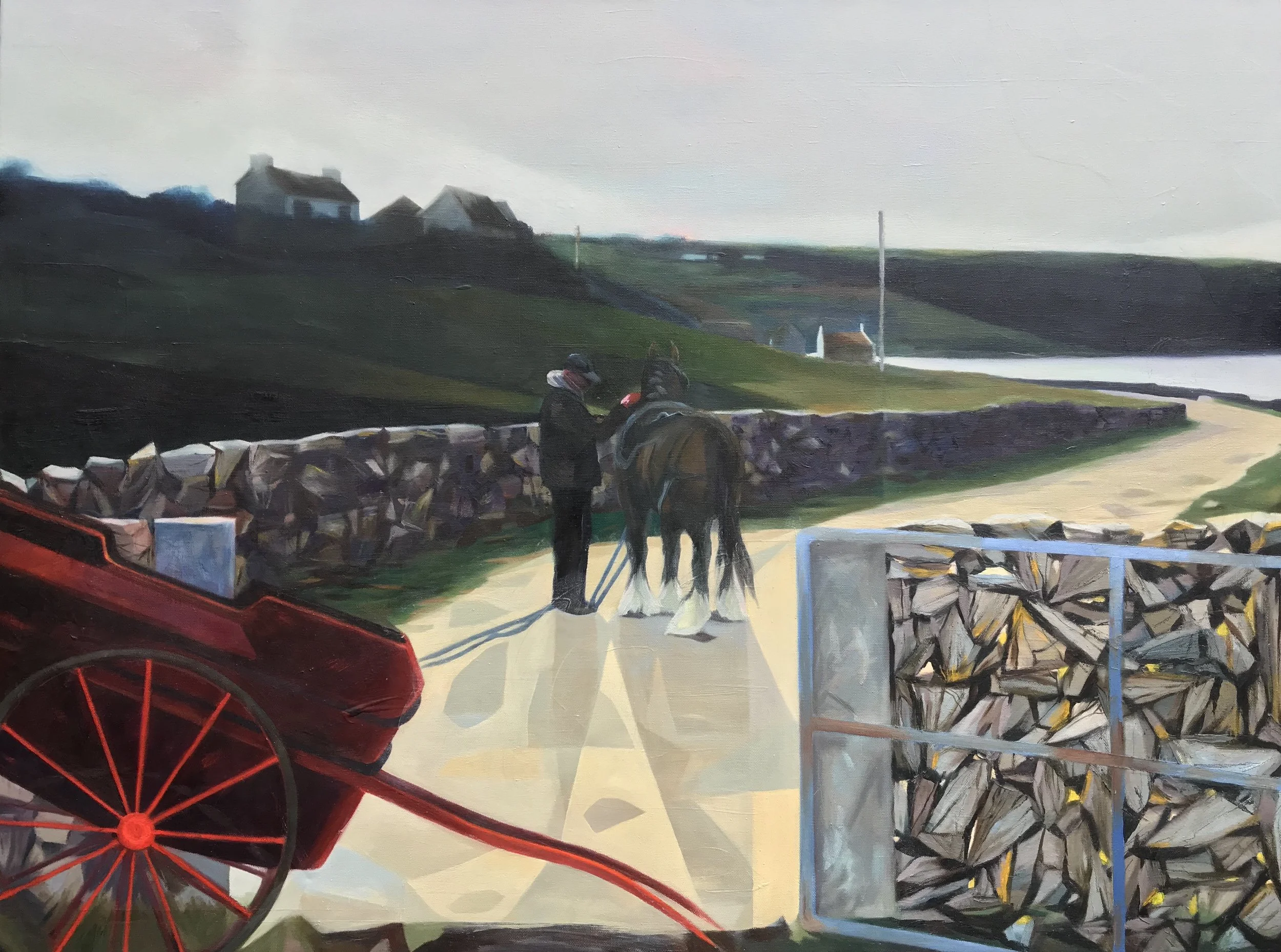 "mike and tom" 40"x30" oil on canvas