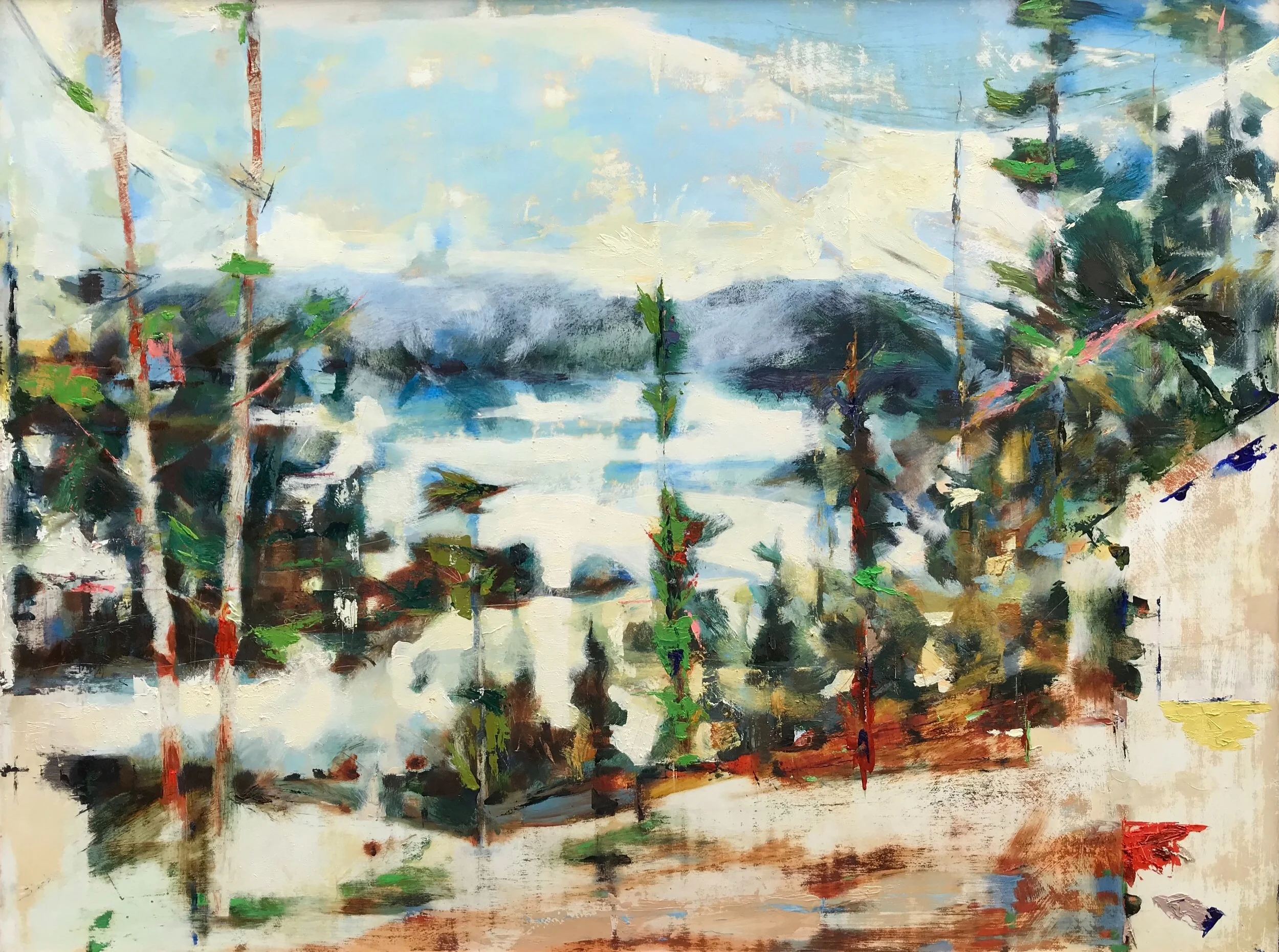 “passage” 48” x 36” oil on panel
