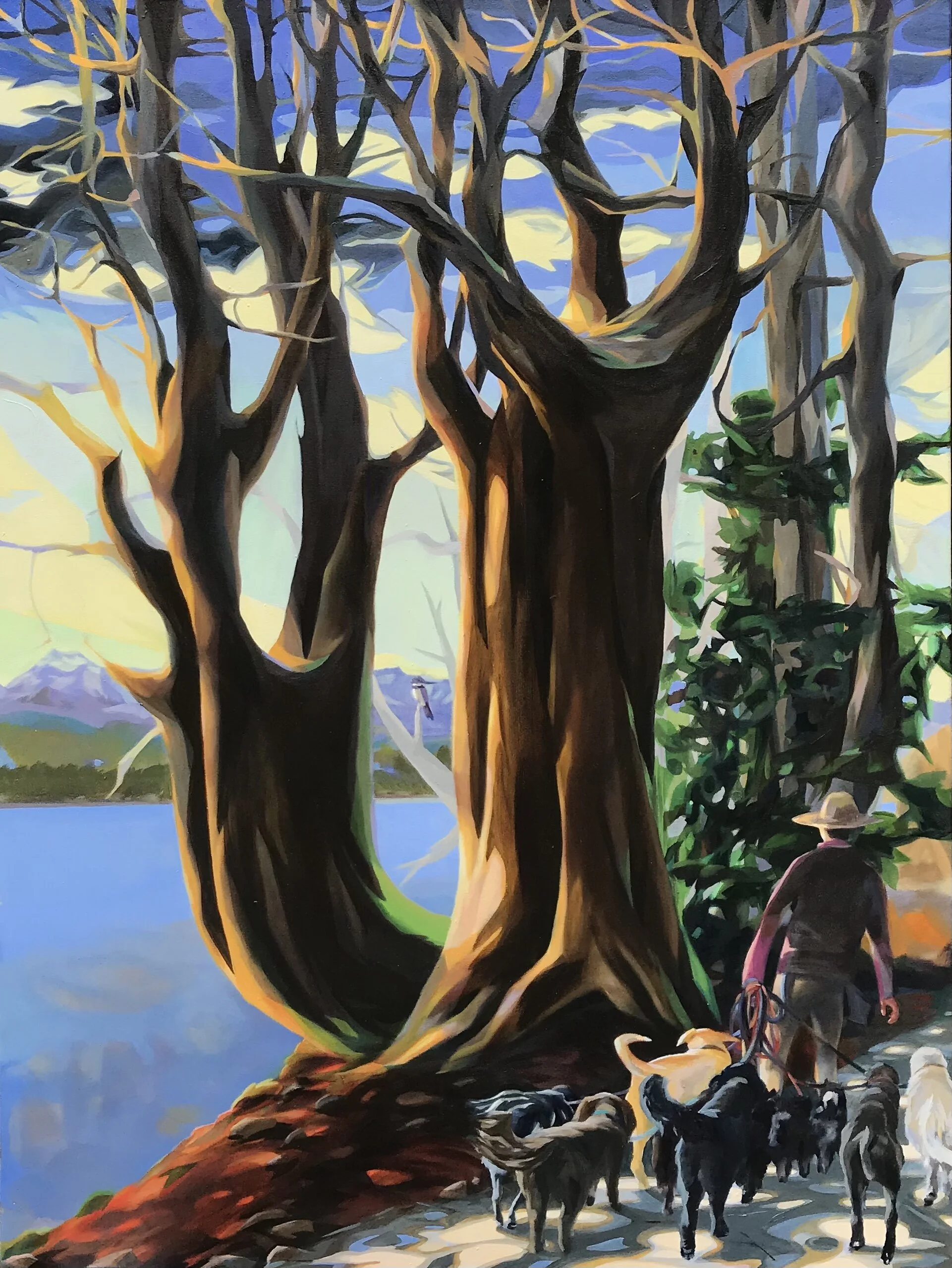 “the nineteenth mile” 36” x 48” oil on canvas