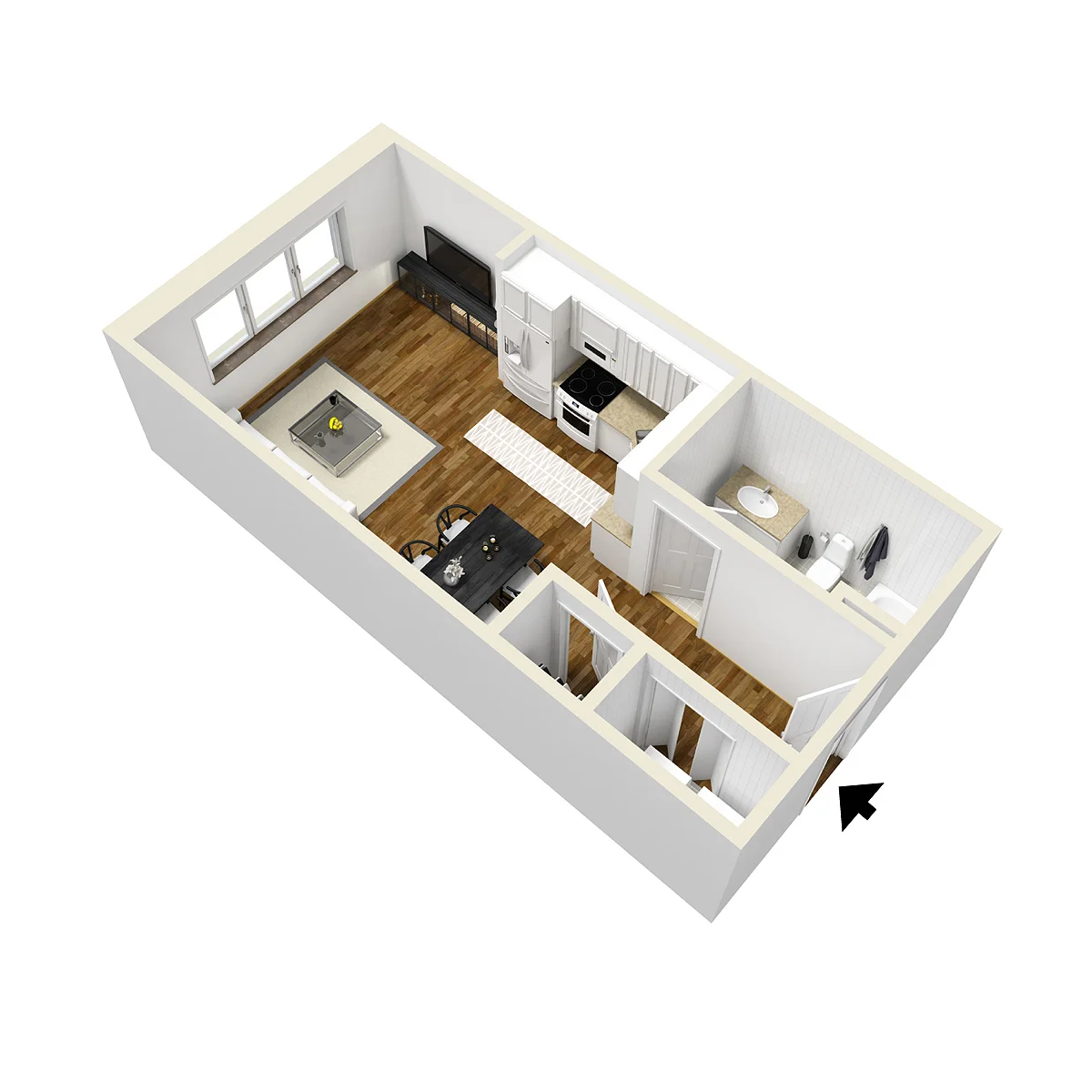 TYPICAL STUDIO LAYOUT