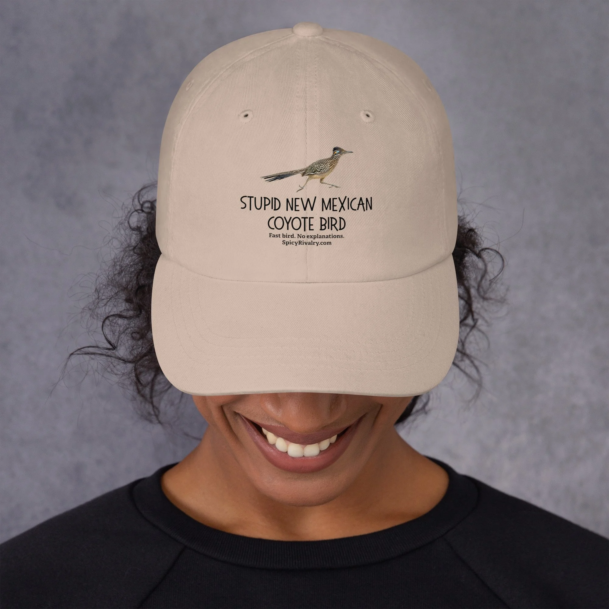 Stupid New Mexican Coyote Bird Dad Hat