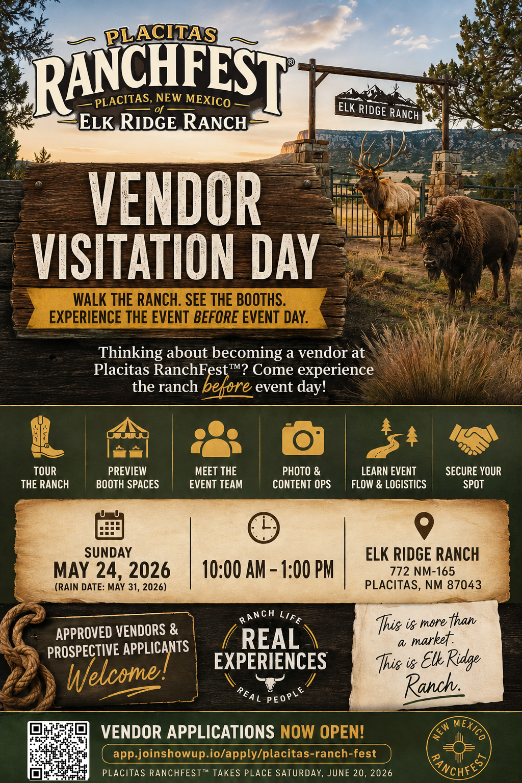 Placitas RanchFest™ Vendor Visitation Day