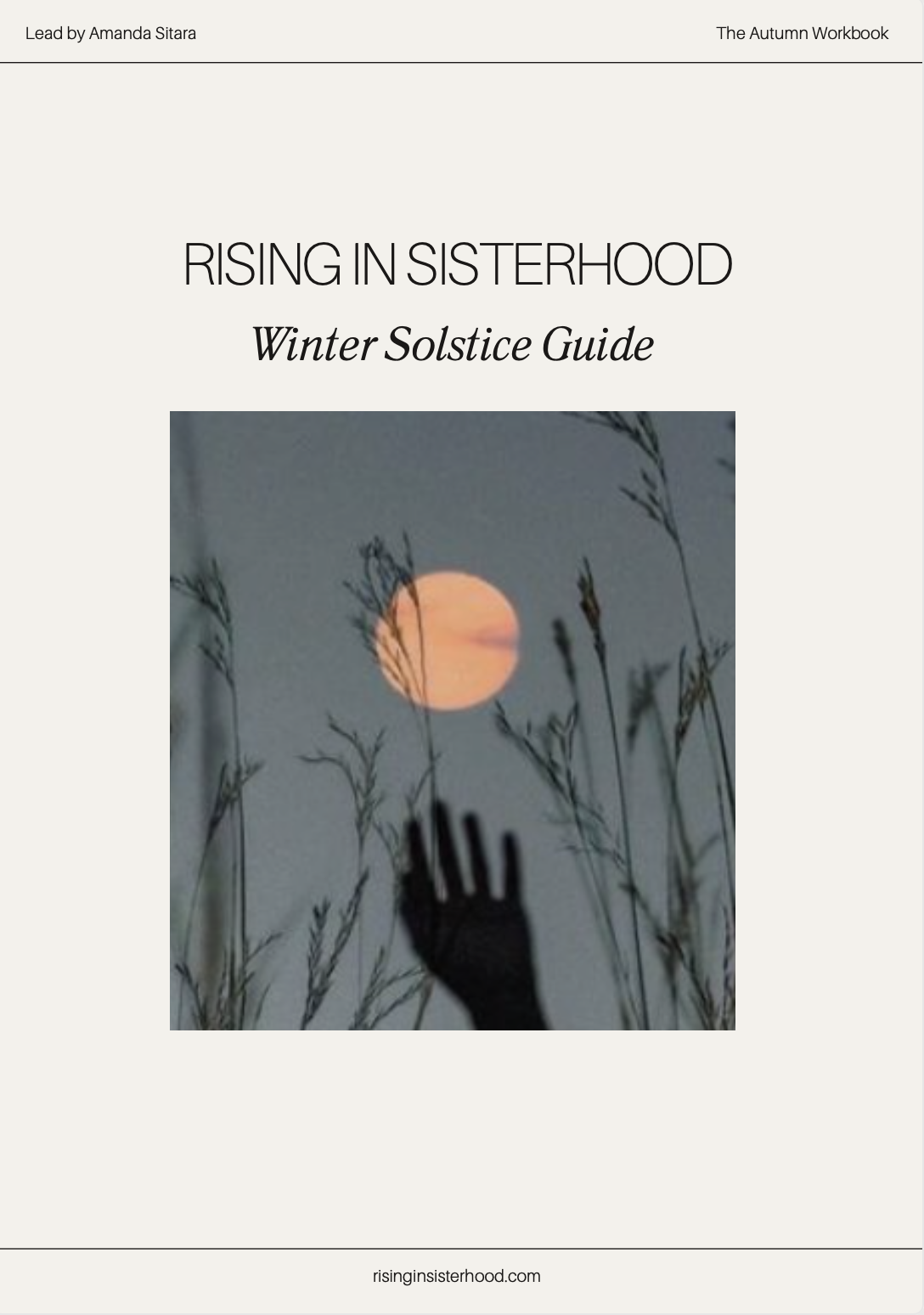 Winter Solstice Guide book