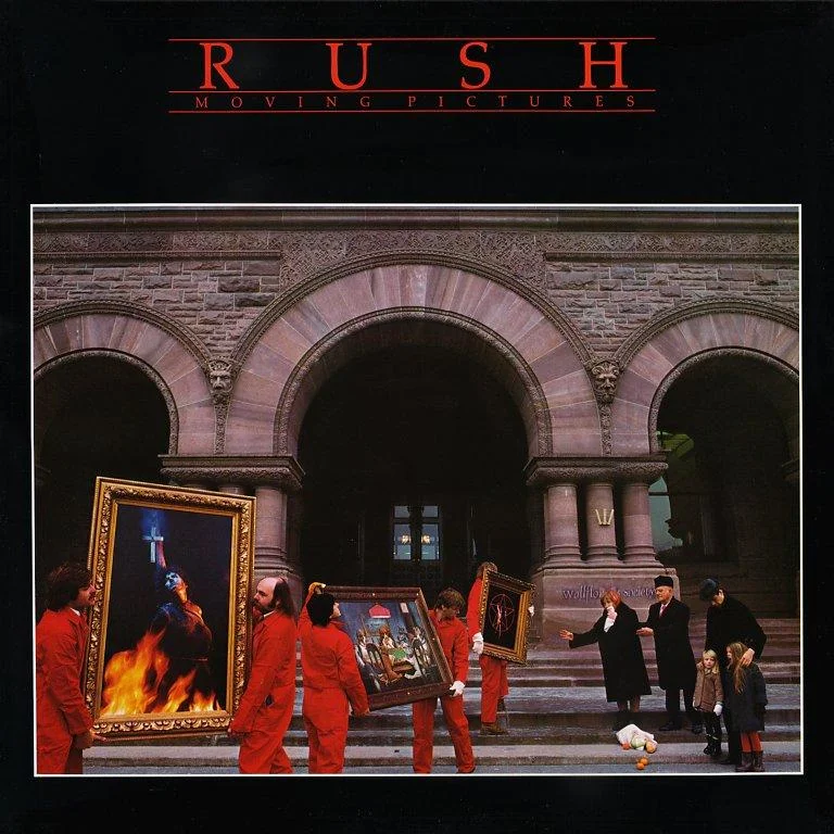 This is what I call the "Rush Starter Kit" Also notice that the people on the album cover are literally moving pictures .