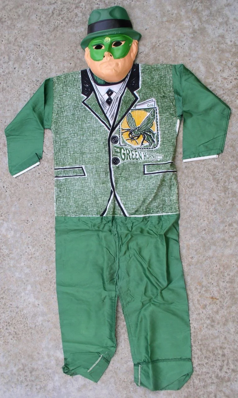 Green Hornet Ben Cooper Costume. Trivia fact- did you know that the green hornet is the great-nephew of the lone ranger?