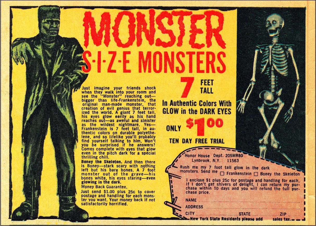 famous monster size monsters from the comic books.