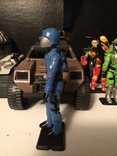 cobra commanders entire body was unique and not used on any other 1982-83 figure making him really stand out as different.