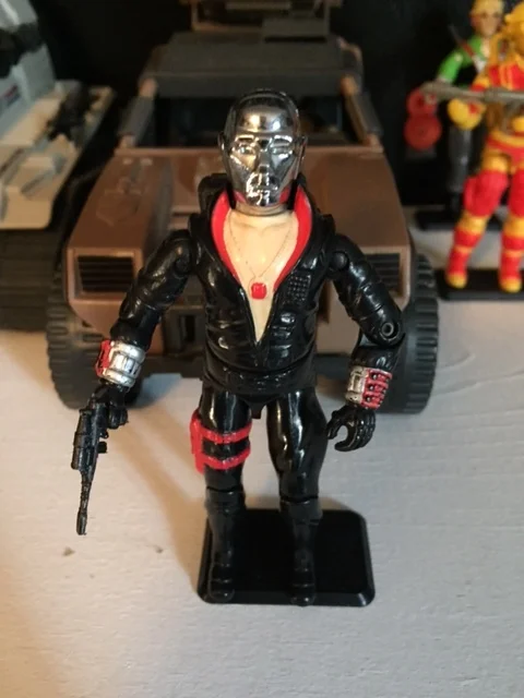 Destro. Shirtless. Sweet medallion.