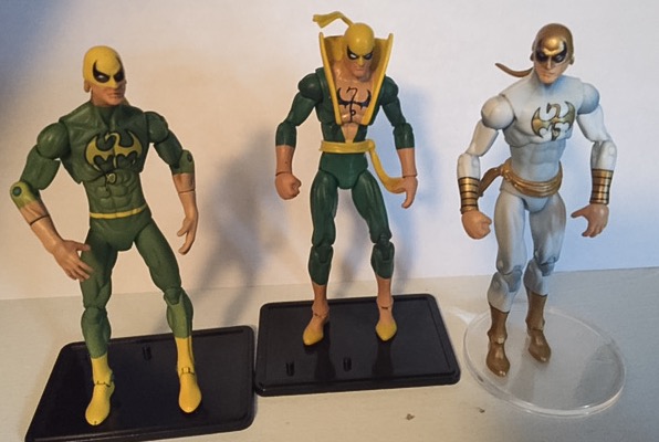 Immortal iron fist, classic iron fist, white and gold iron fist