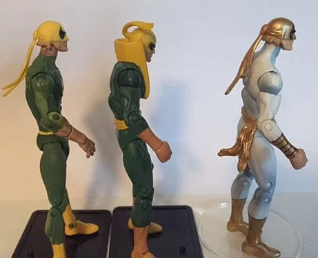 The immortal version's biggest criticism is that he does not feature a closed fist which, of course, makes it difficult to imagine the characters one real "super power" the "Fist Like unto a thing of iron". The criticism of the classic costume is the up-flowing tassel. The white version is just basically a repaint of the immortal version except they wisely changed one hand to a closed fist.