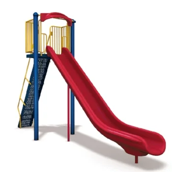 Slide! There's something fun about letting go and sliding down a slide. However, back when it was cool we didn't have the nice safe plastic slides... no. we had these metal, jagged, 150 degree bright metal death slides. you not only had the thrill of sliding but also the challenge of surviving with all your fingers and toes and without 3rd degree burns.