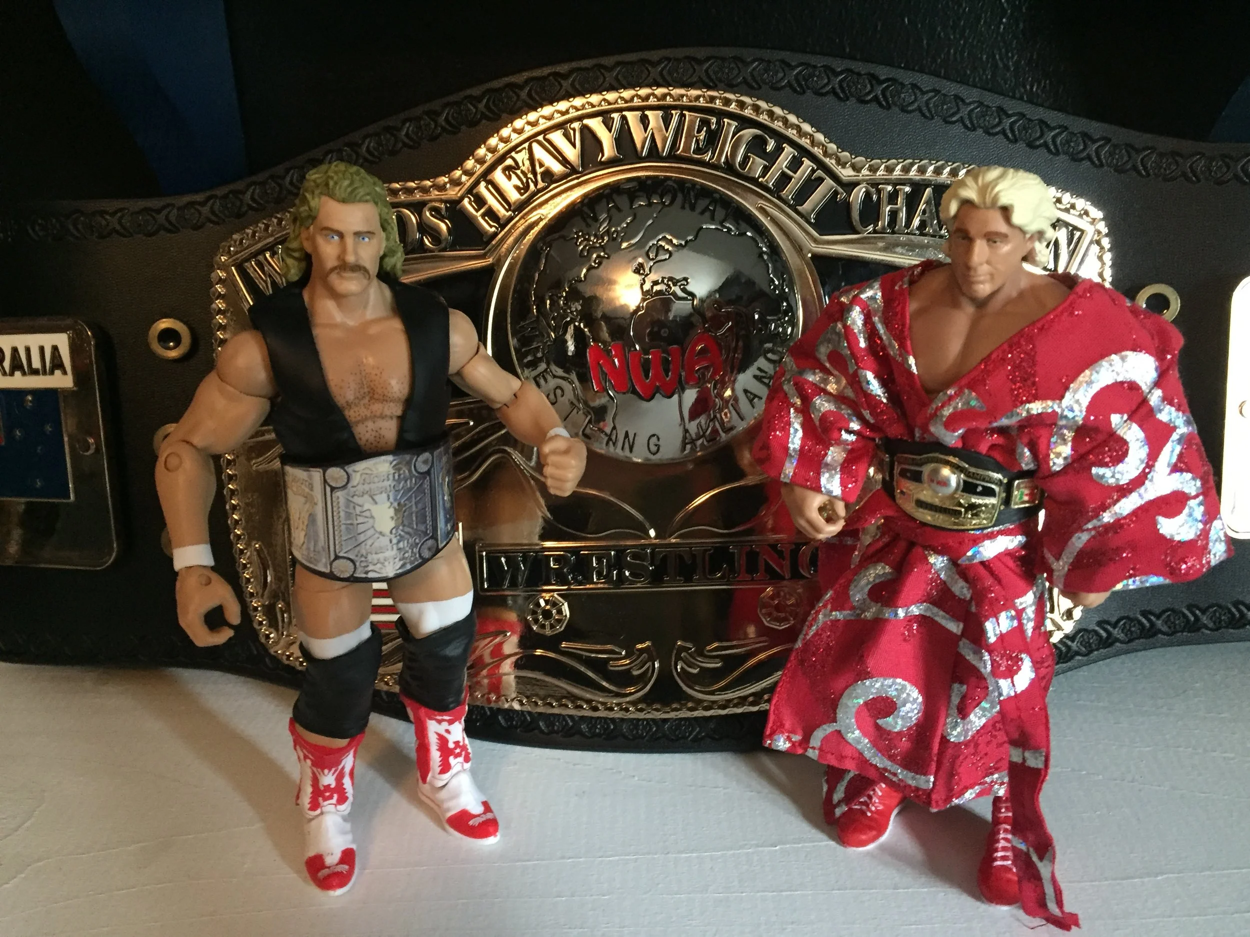 we never got the pay off to this one! Magnum T.A. verses Ric Flair. Was magnum T.A. a future NWA World heavyweight champion? Perhaps. He was one belly-to-belly suplex away!