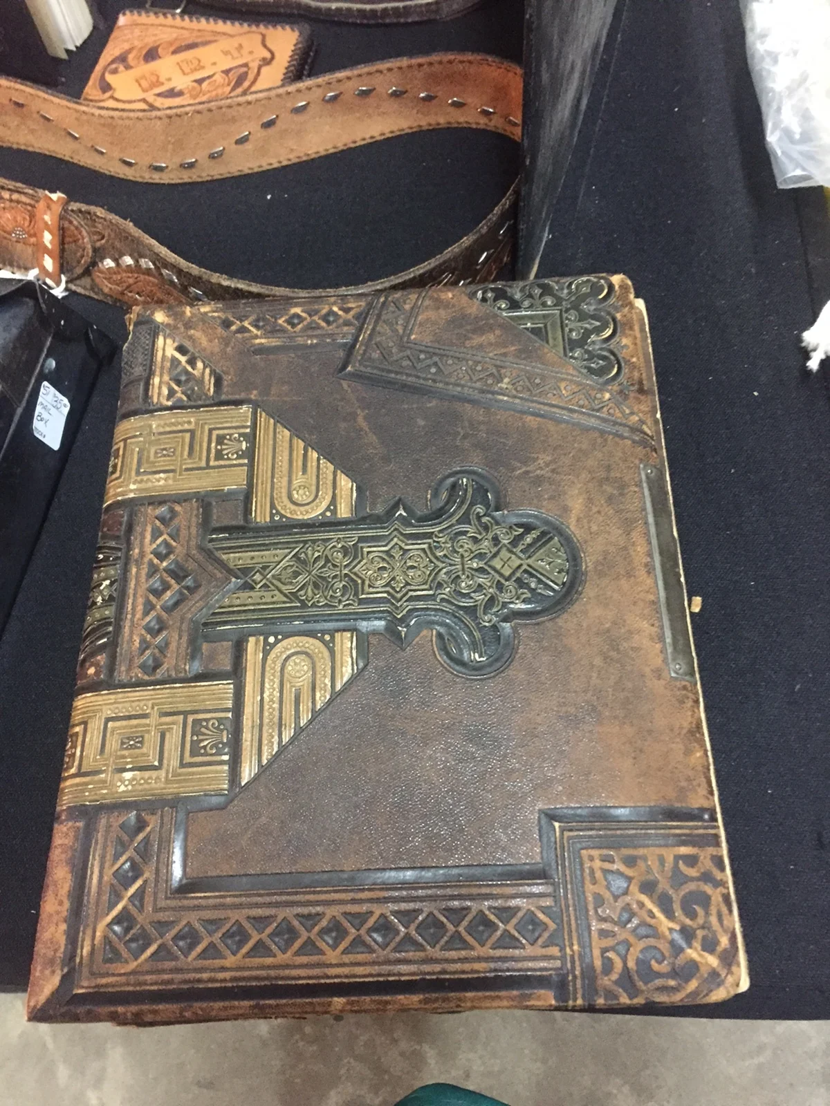 really cool old photo album.
