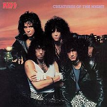 the album was re-released in 1985 without the make-up and low and behold guitarist vinnie vincent still didn't make the cover. this time bruce kulick did.