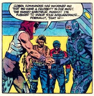 Firefly meets zartan in G.I. Joe: A Real American Hero issue 25