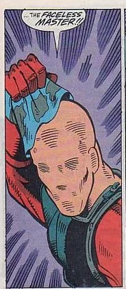yes... the faceless master. a faceless ninja. this was a terrible idea.